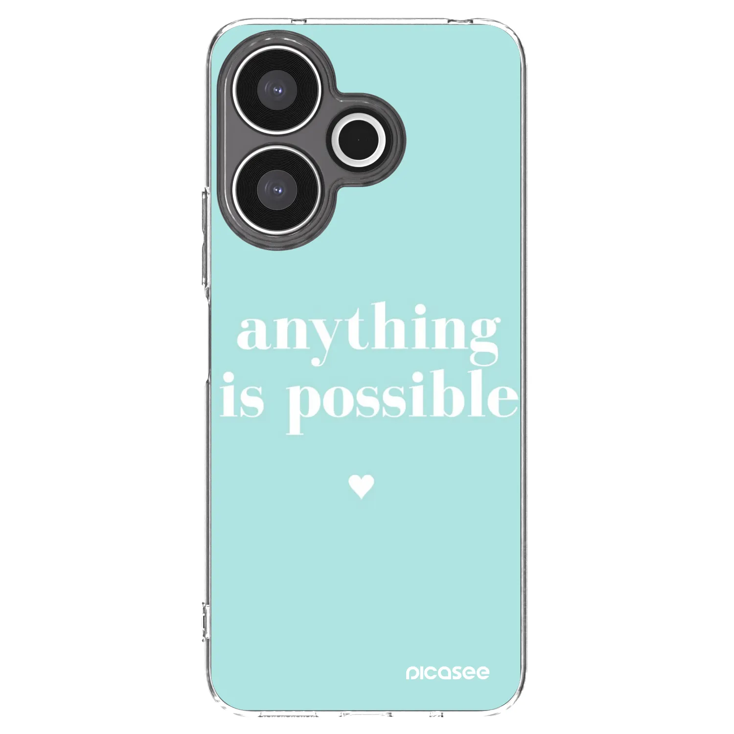 Picasee silikonový průhledný obal pro Xiaomi Redmi 13 4G - Anything is possible