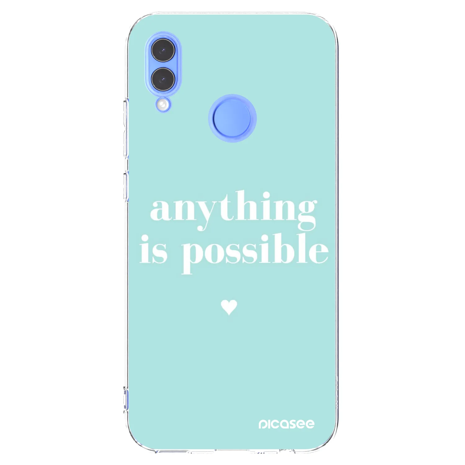 Picasee silikonový průhledný obal pro Huawei P Smart 2019 - Anything is possible