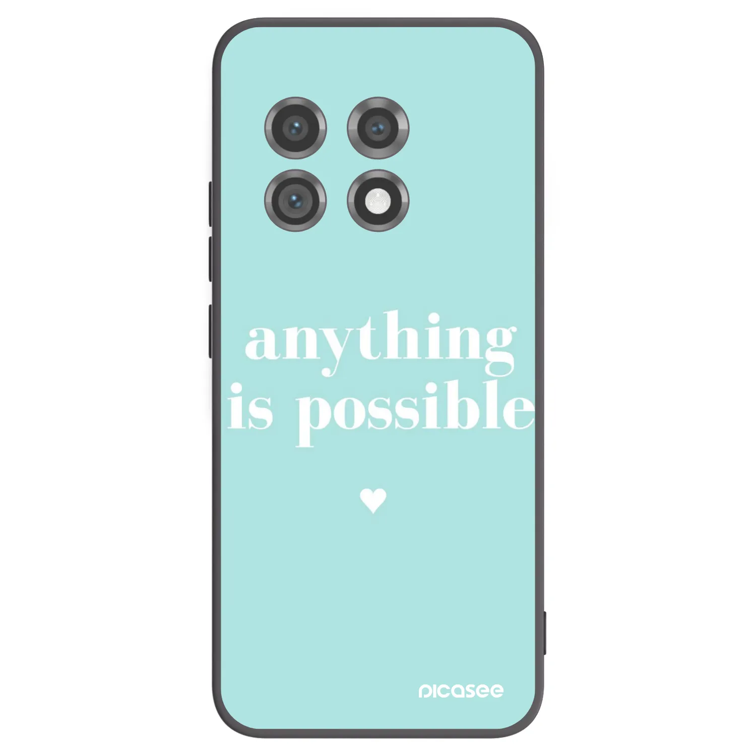 Picasee silikonový černý obal pro OnePlus 11 5G - Anything is possible