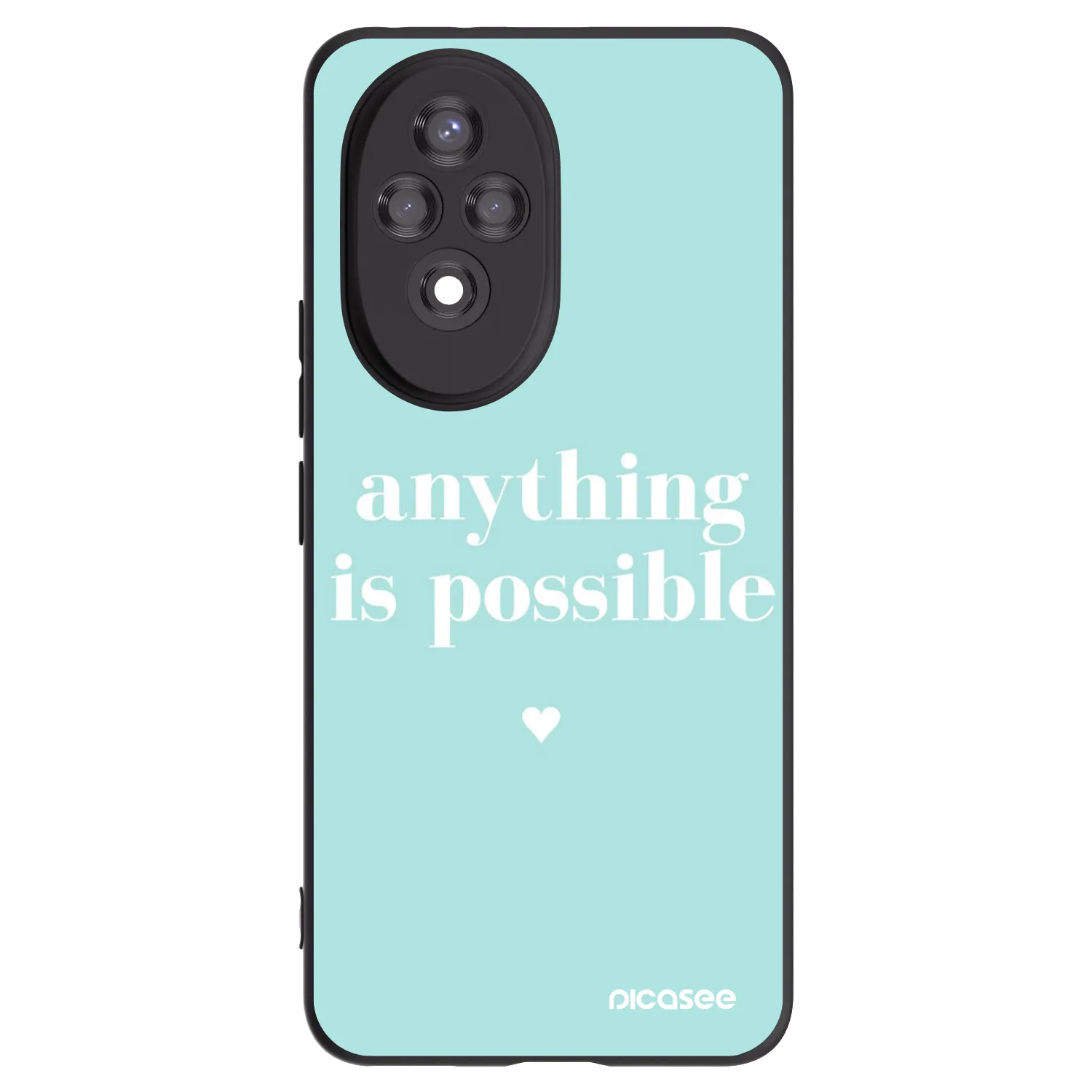 Picasee silikonový černý obal pro Honor 200 Pro 5G - Anything is possible