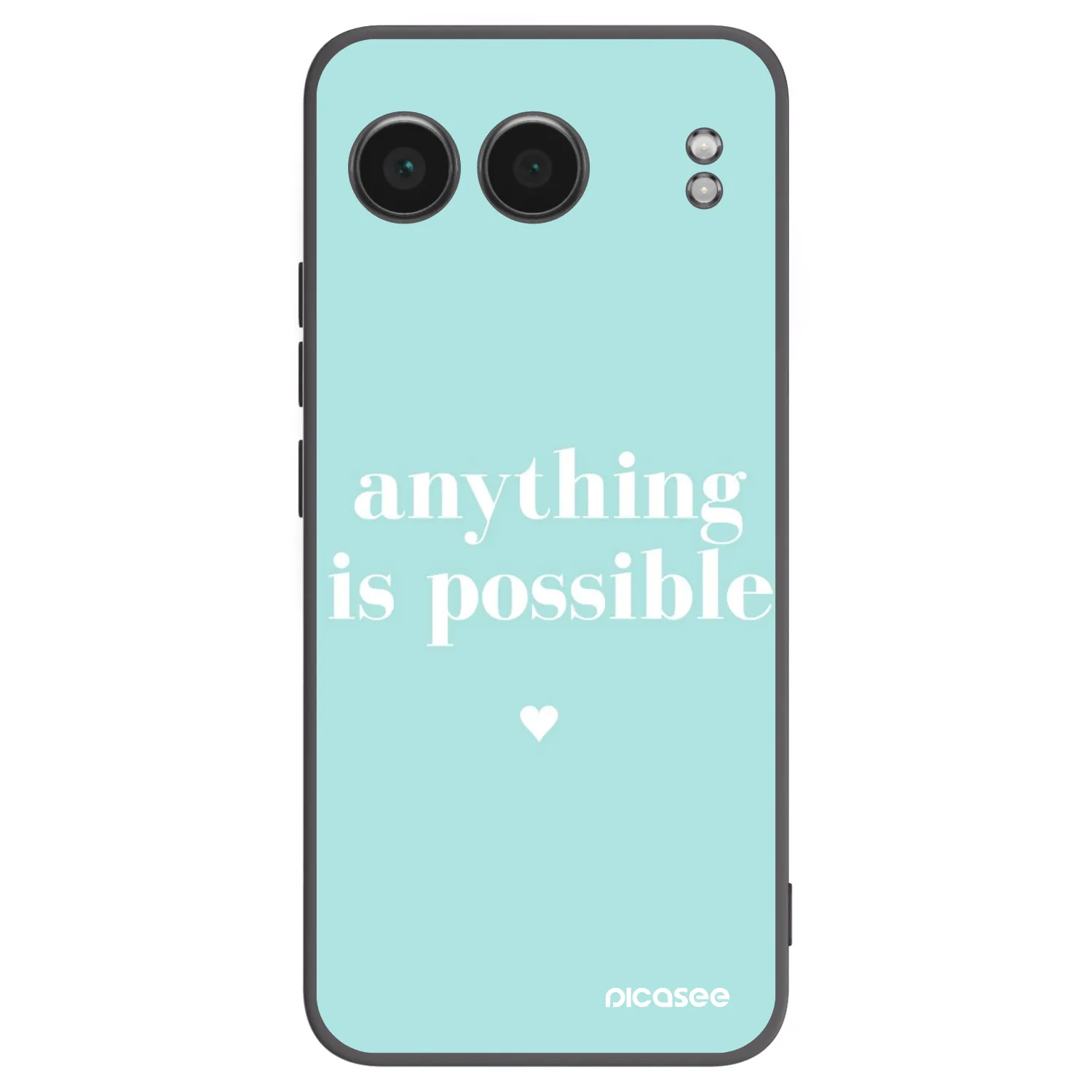 Picasee silikonový černý obal pro OnePlus Nord 4 - Anything is possible