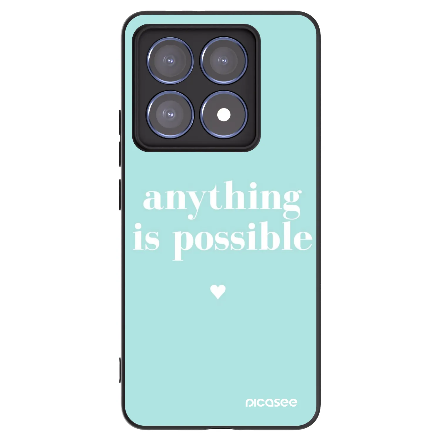 Picasee silikonový černý obal pro Xiaomi 14T Pro - Anything is possible