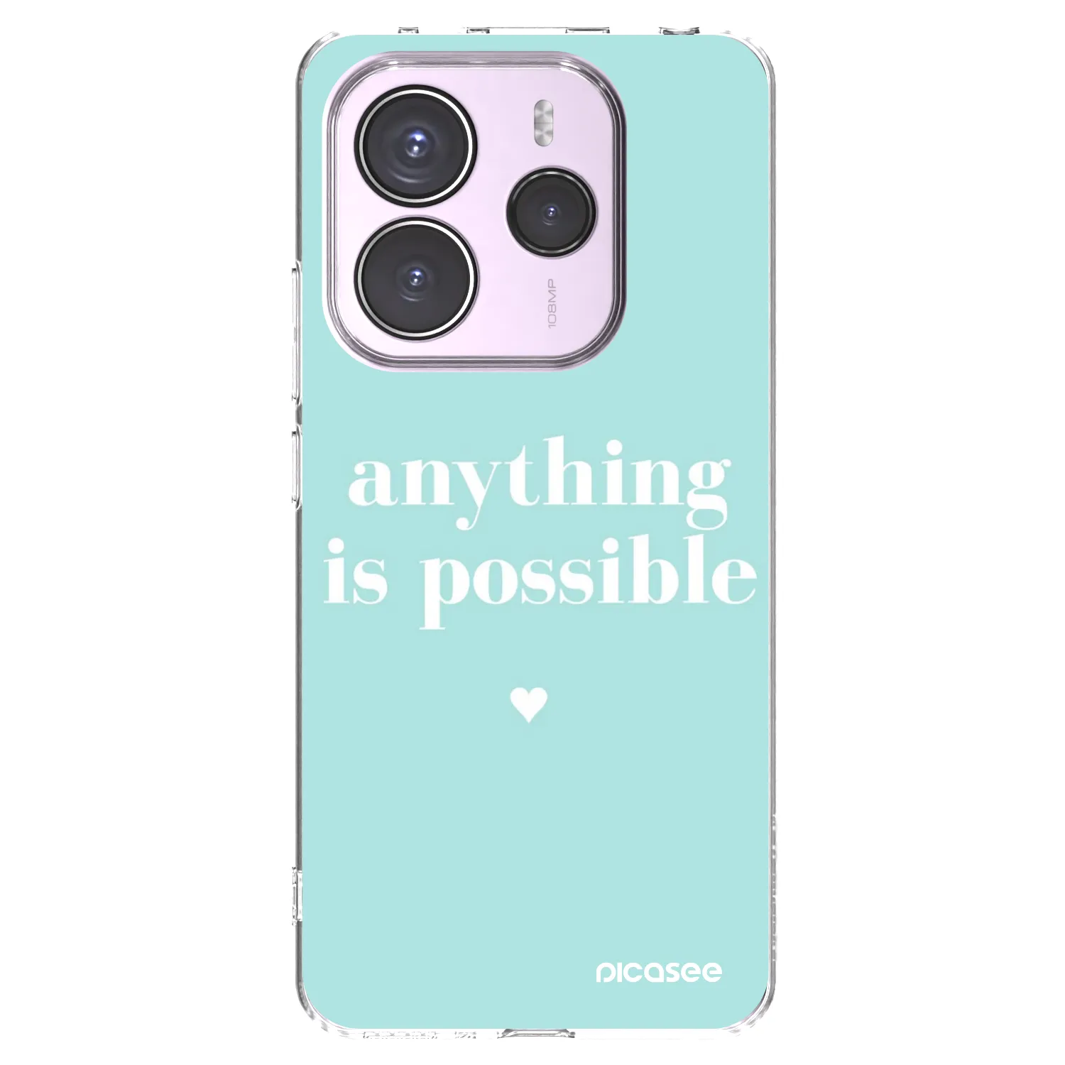 Picasee silikonový průhledný obal pro Xiaomi Redmi Note 14 5G - Anything is possible