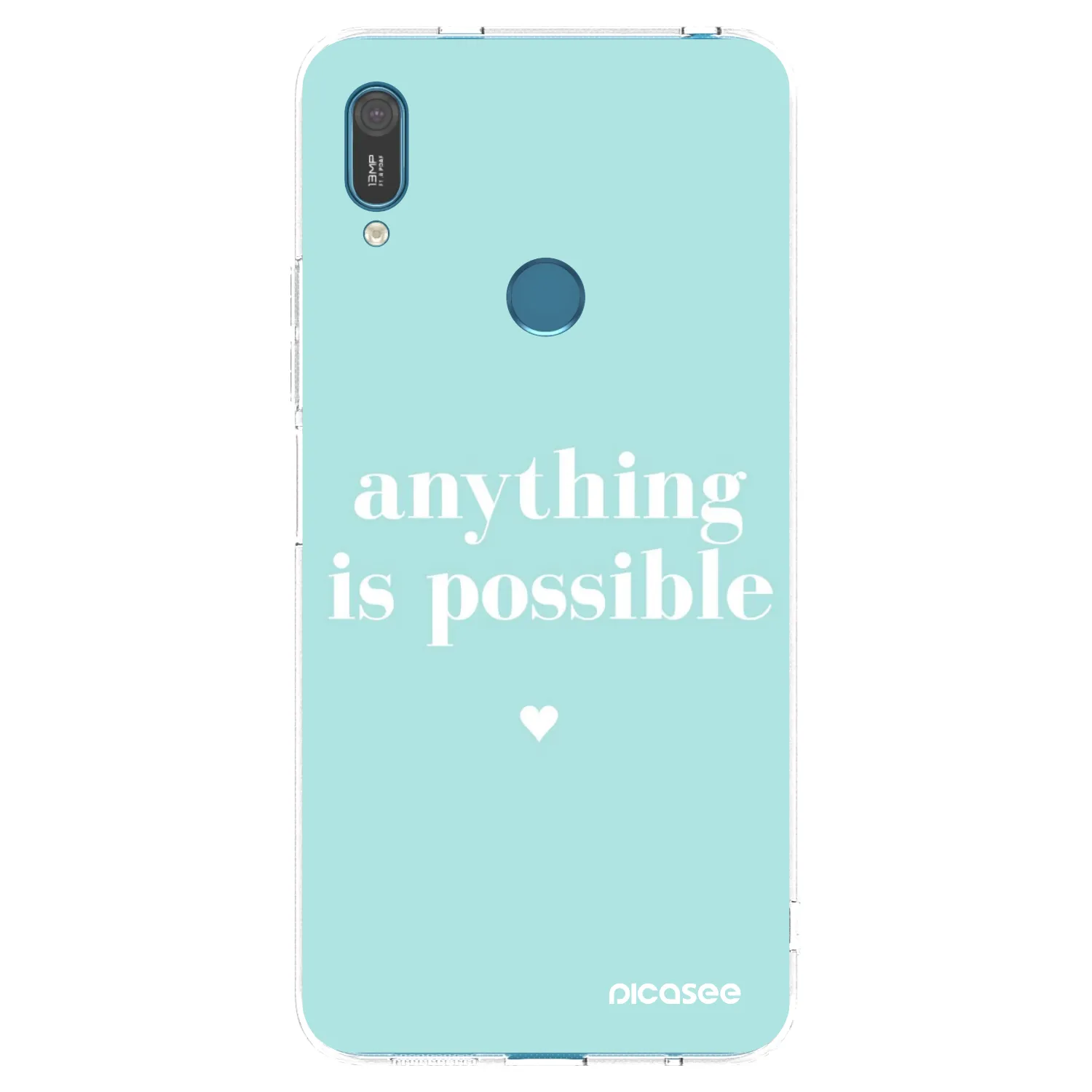 Picasee silikonový průhledný obal pro Huawei Y7 2019 - Anything is possible