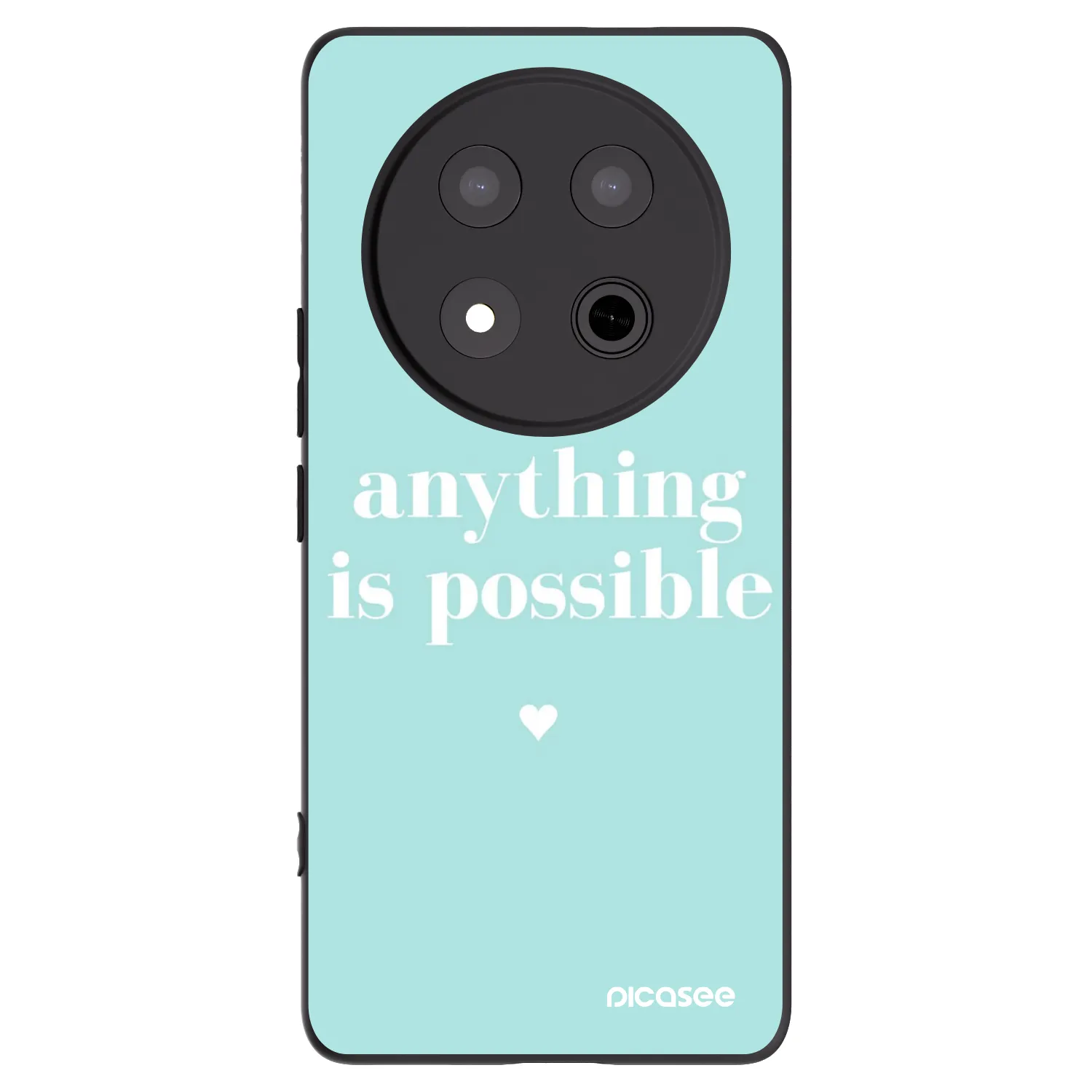 Picasee silikonový černý obal pro Honor Magic7 Lite 5G - Anything is possible