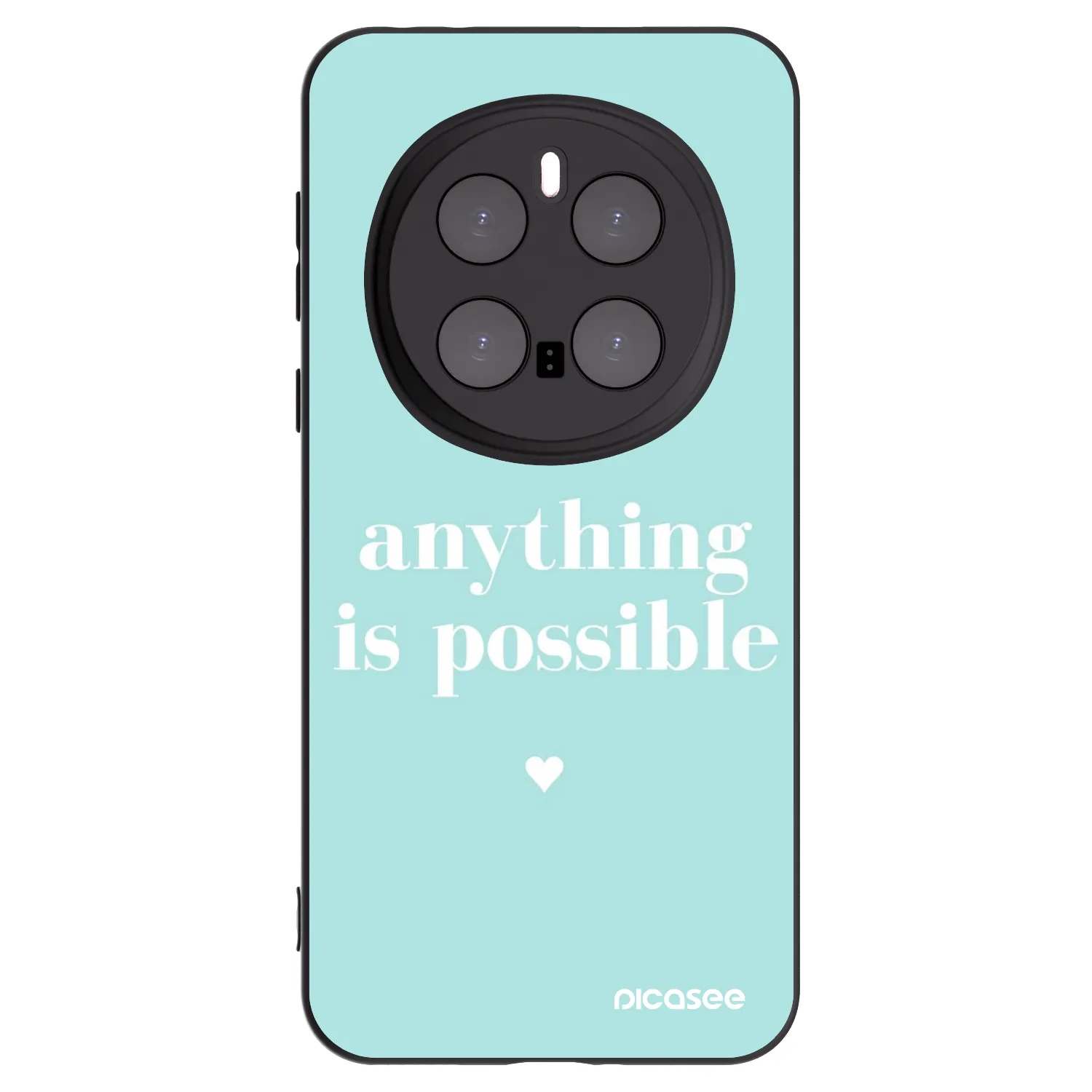 Picasee silikonový černý obal pro Honor Magic7 Pro 5G - Anything is possible