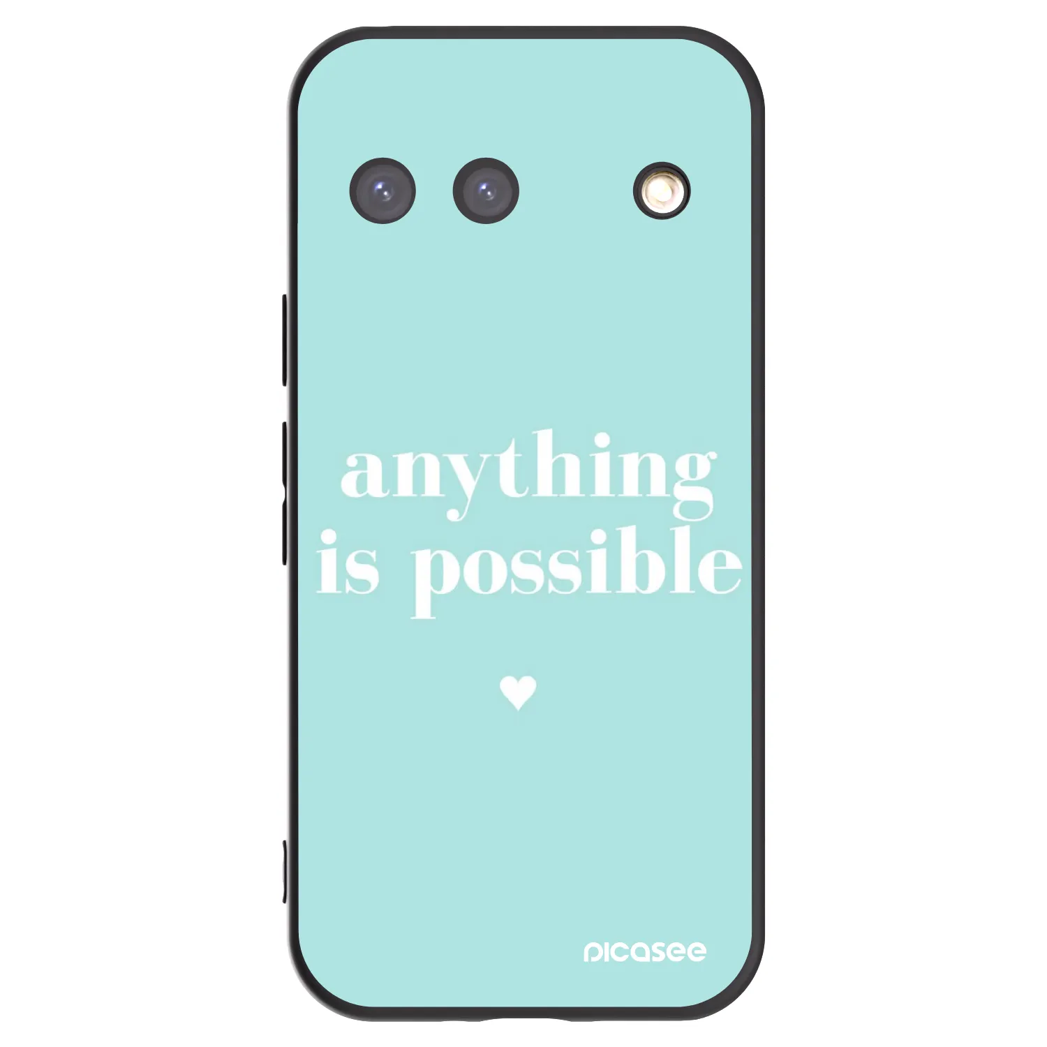 Picasee silikonový černý obal pro Google Pixel 9 - Anything is possible
