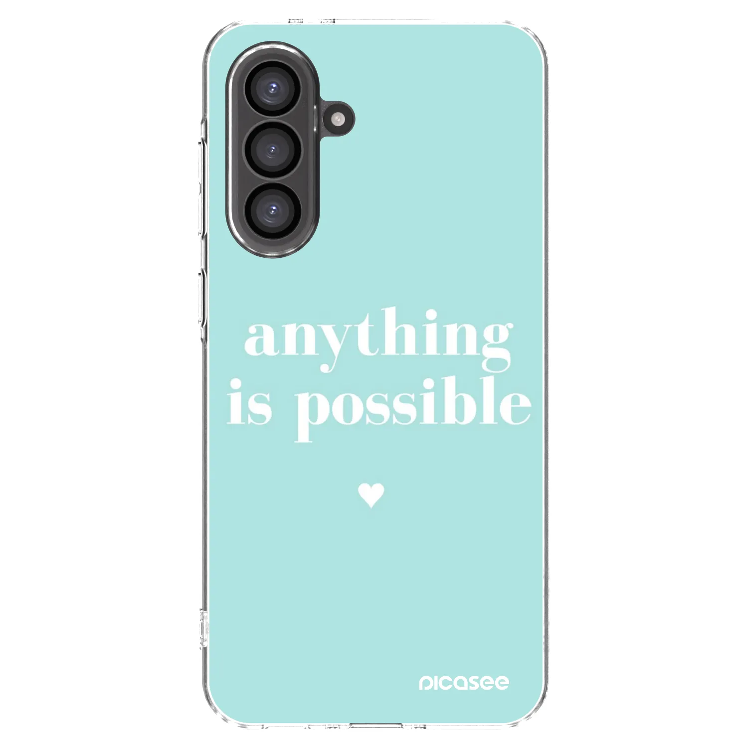 Picasee silikonový průhledný obal pro Samsung Galaxy A36 5G - Anything is possible