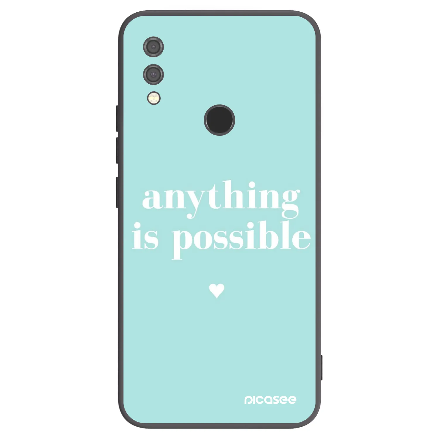Picasee silikonový černý obal pro Xiaomi Redmi Note 7 - Anything is possible