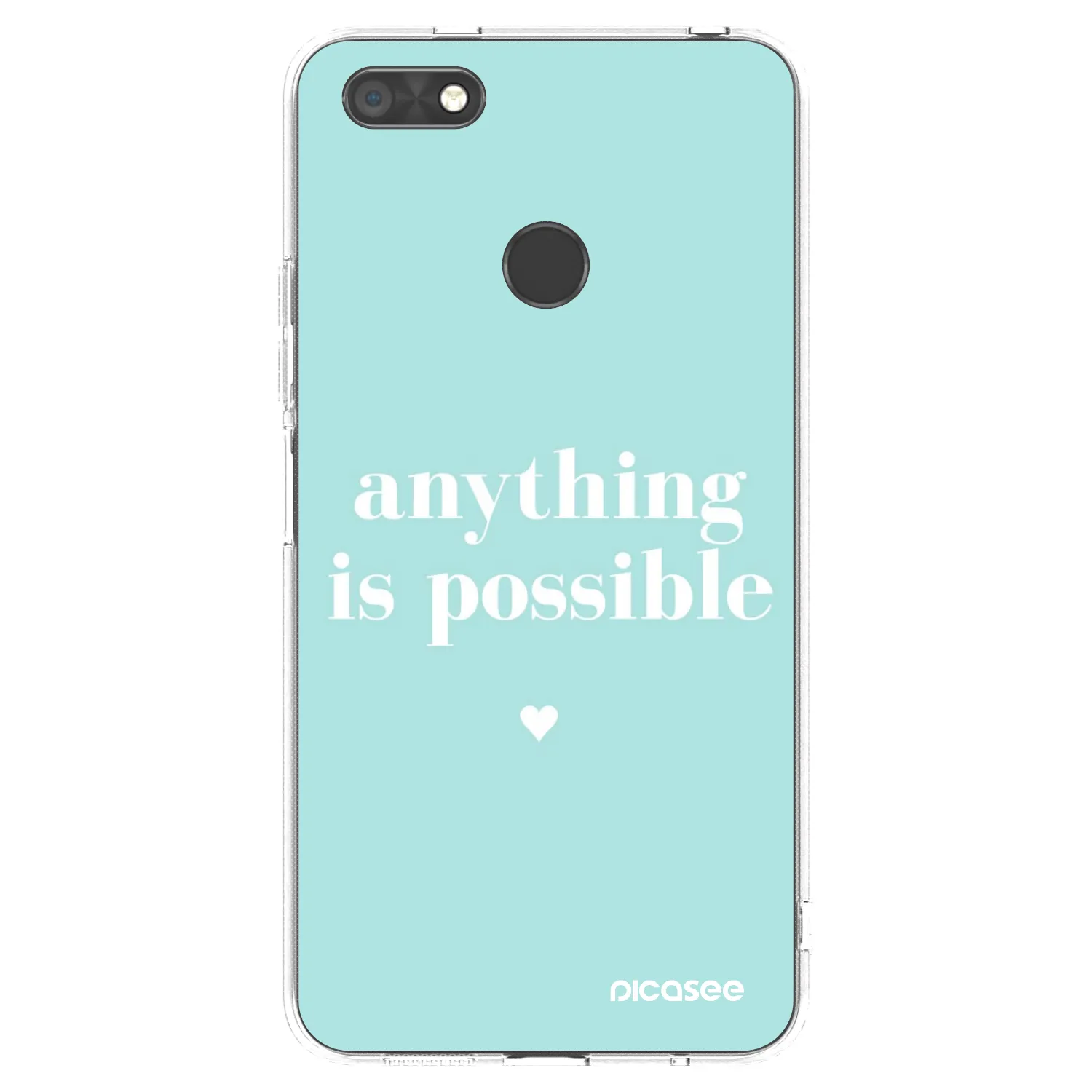 Picasee silikonový průhledný obal pro Huawei P9 Lite Mini - Anything is possible
