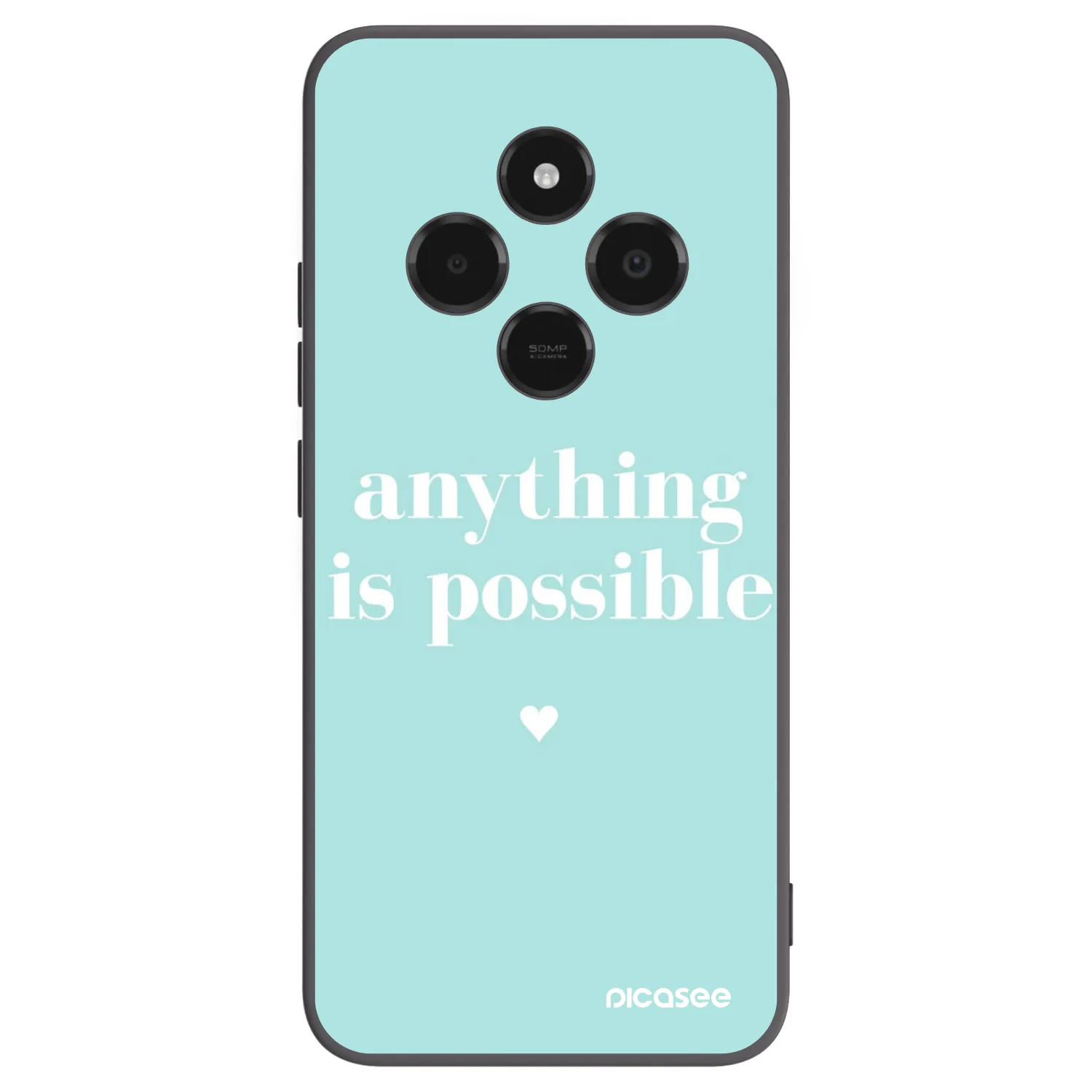 Picasee silikonový černý obal pro Xiaomi Poco C75 - Anything is possible