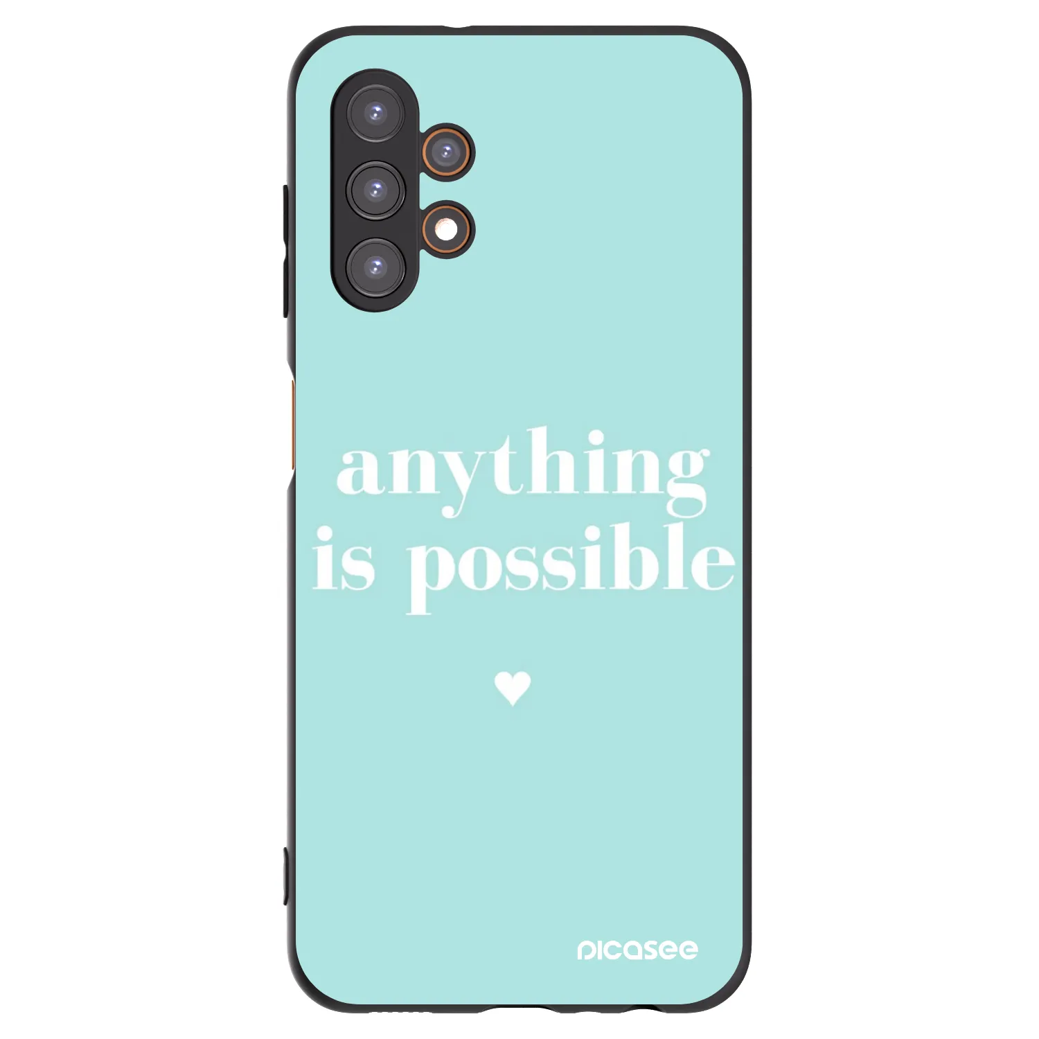 Picasee silikonový černý obal pro Samsung Galaxy A13 5G - Anything is possible