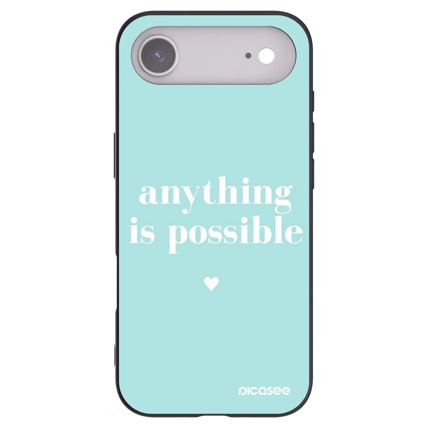 Picasee silikonový černý obal pro Apple iPhone Air - Anything is possible