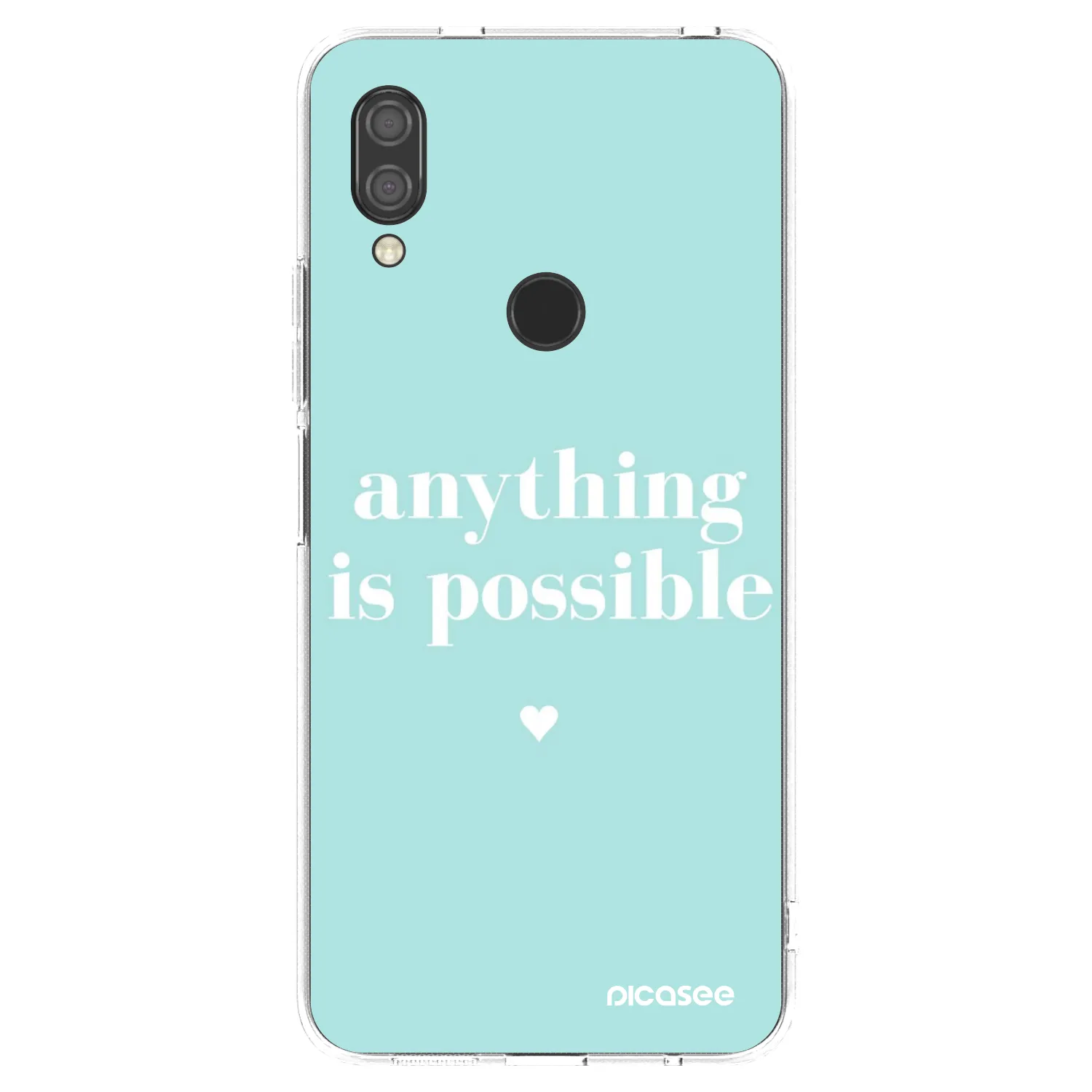 Picasee silikonový průhledný obal pro Xiaomi Redmi 7 - Anything is possible