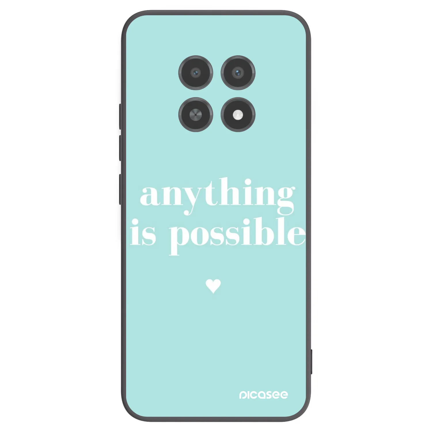 Picasee silikonový černý obal pro Realme 12X - Anything is possible