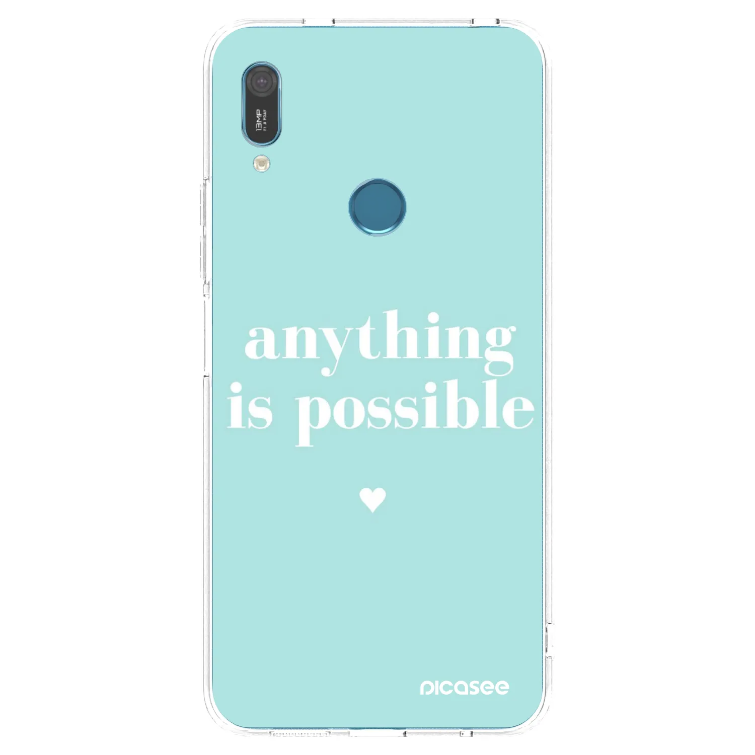 Picasee silikonový průhledný obal pro Huawei Y6 2019 - Anything is possible