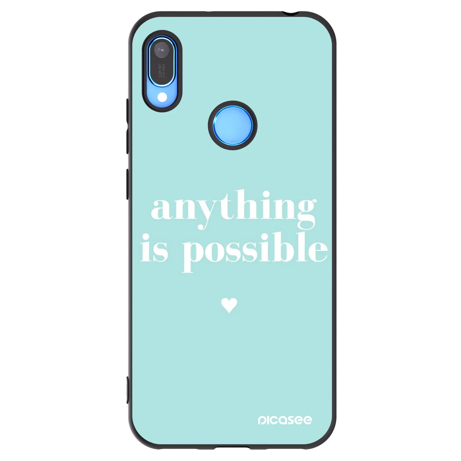 Picasee silikonový černý obal pro Huawei Y6 2019 - Anything is possible