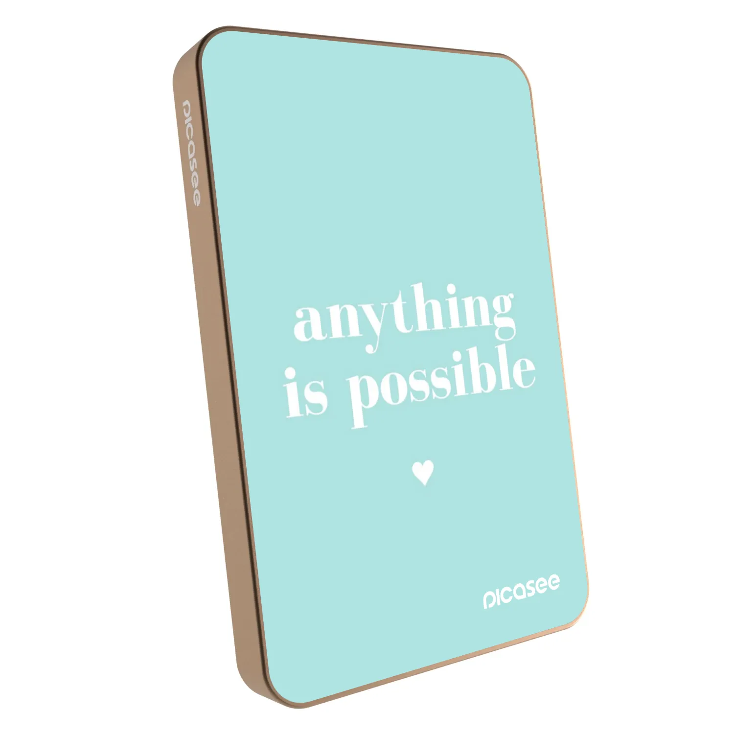 Picasee Powerbanka s MagSafe 5 000 mAh Zlatá - Anything is possible
