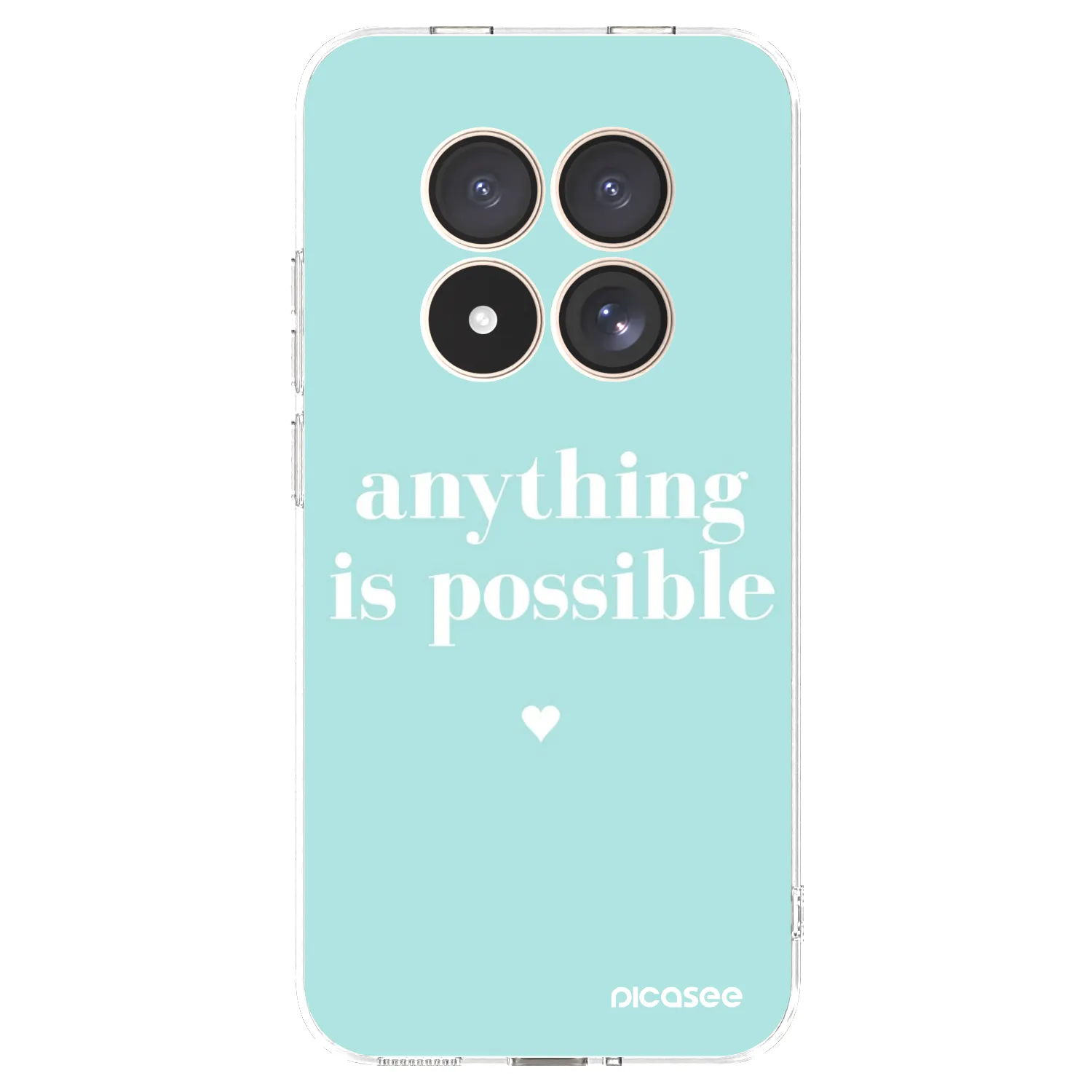Picasee silikonový průhledný obal pro Xiaomi Redmi Note 15 Pro 4G - Anything is possible