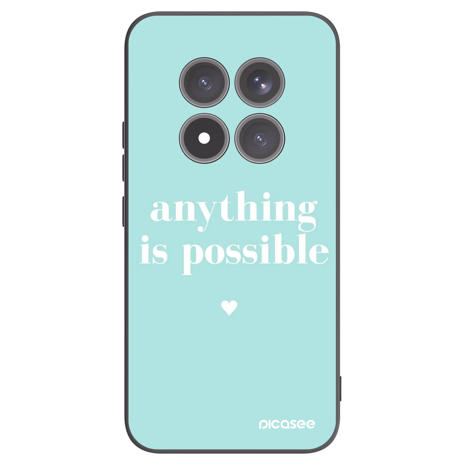 Picasee silikonový černý obal pro Xiaomi Redmi Note 15 Pro+ - Anything is possible