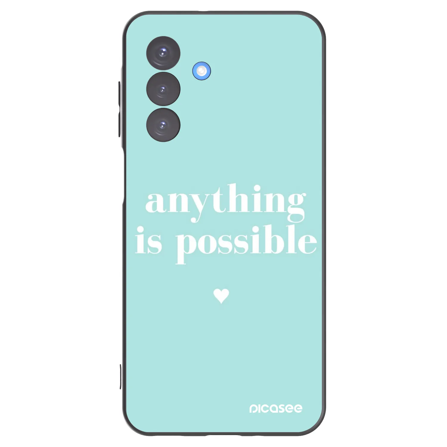 Picasee silikonový černý obal pro Samsung Galaxy A17 5G - Anything is possible