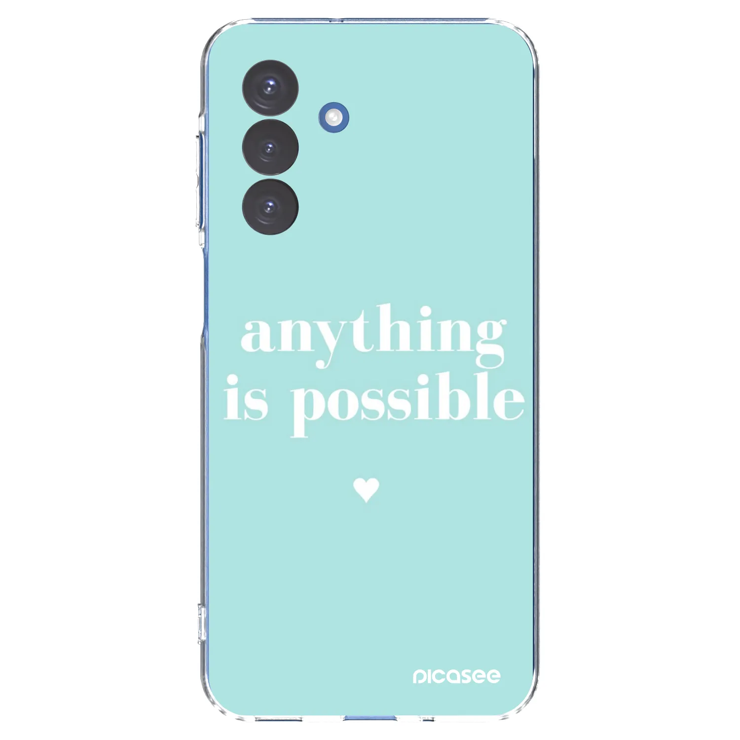 Picasee silikonový průhledný obal pro Samsung Galaxy A17 5G - Anything is possible