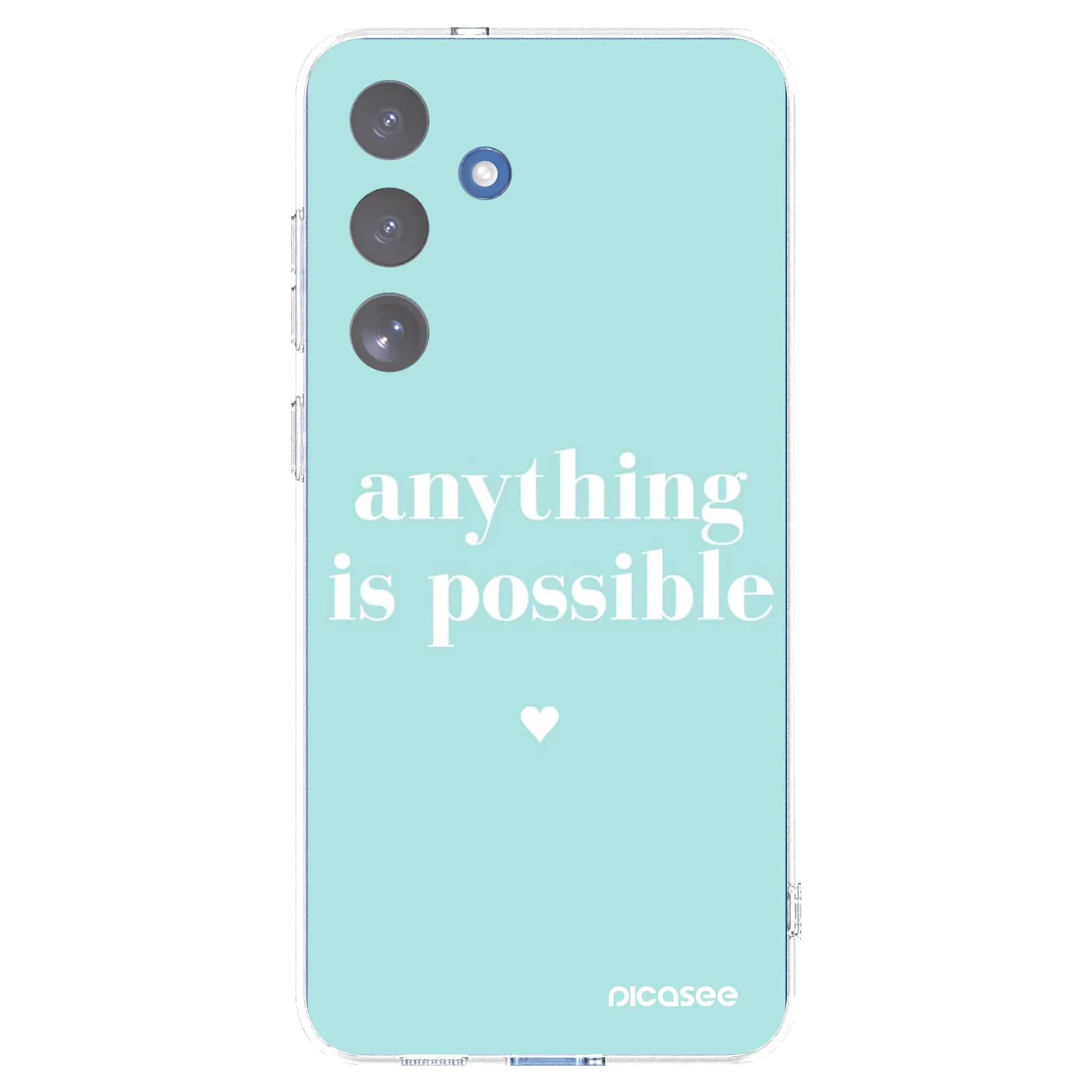 Picasee silikonový průhledný obal pro Samsung Galaxy S25 FE 5G - Anything is possible