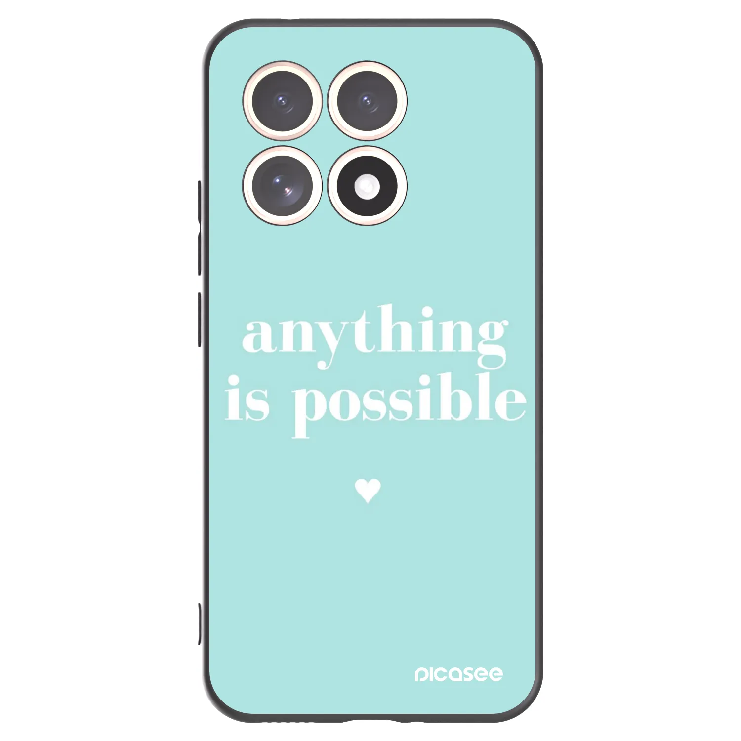 Picasee silikonový černý obal pro Xiaomi 15T - Anything is possible