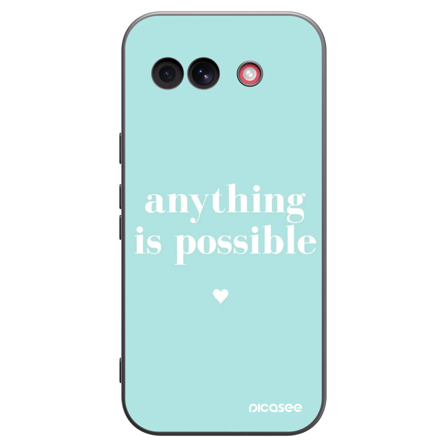 Picasee silikonový černý obal pro Google Pixel 10a - Anything is possible