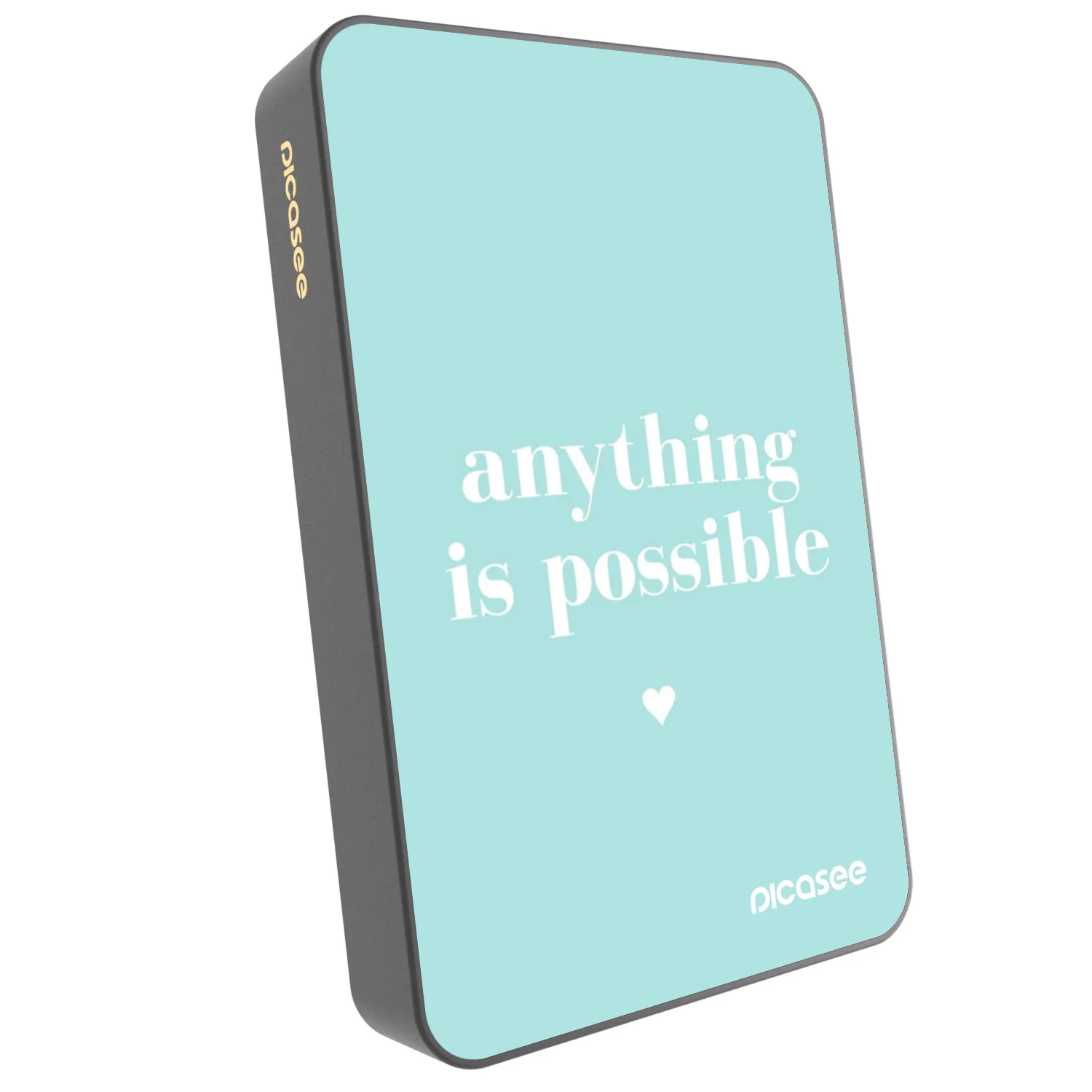 Picasee Powerbanka s MagSafe 10 000 mAh Šedá - Anything is possible