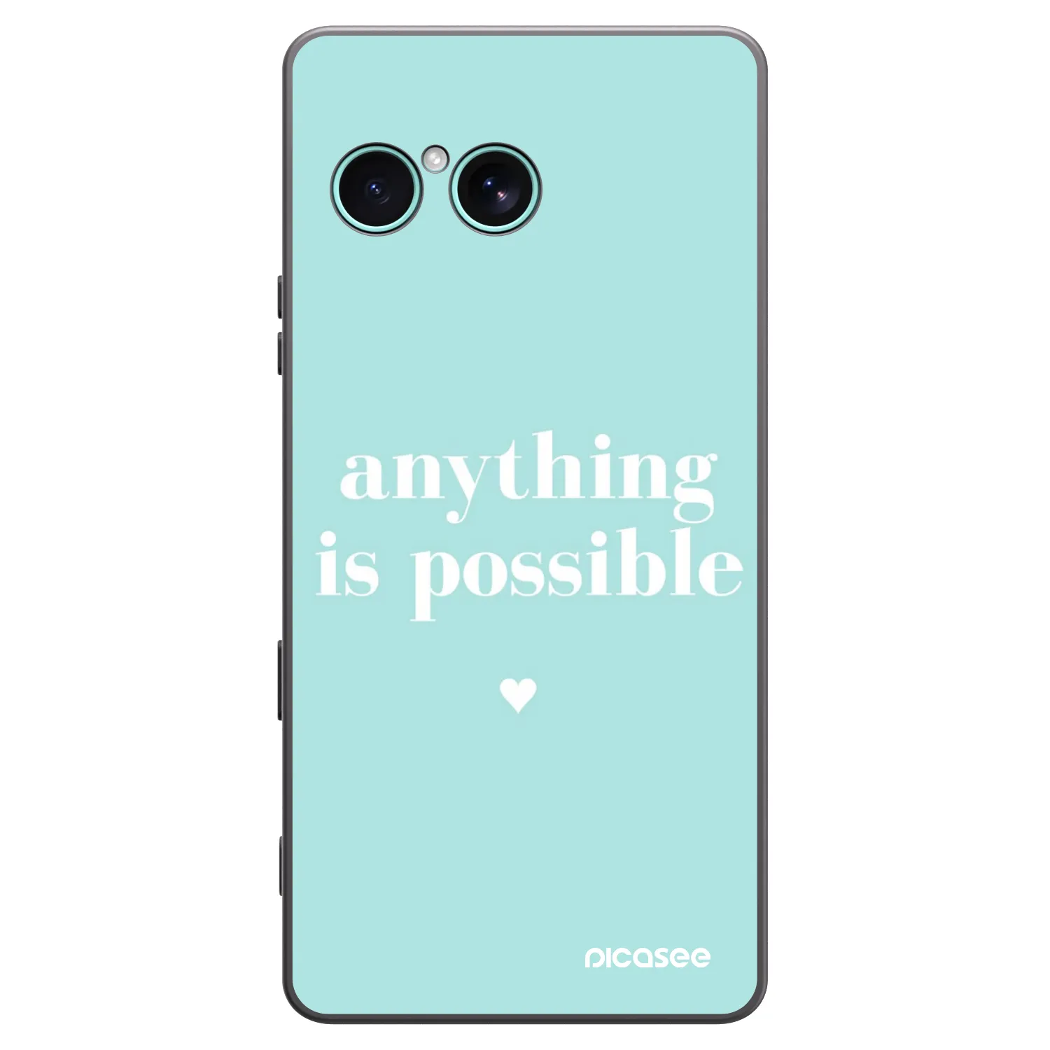 Picasee silikonový černý obal pro Sony Xperia 10 VII - Anything is possible