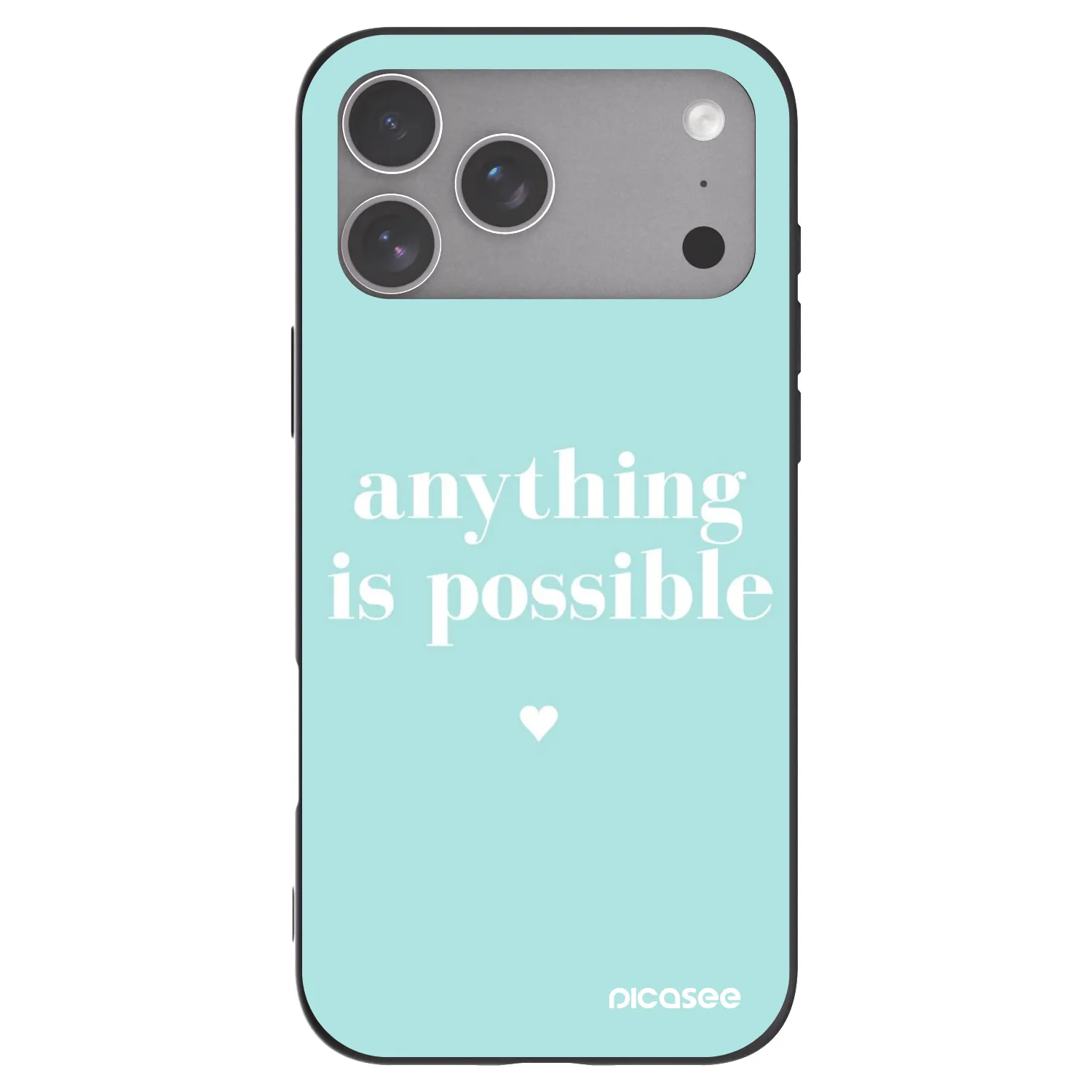 Picasee silikonový černý obal pro Apple iPhone 18 Pro Max - Anything is possible