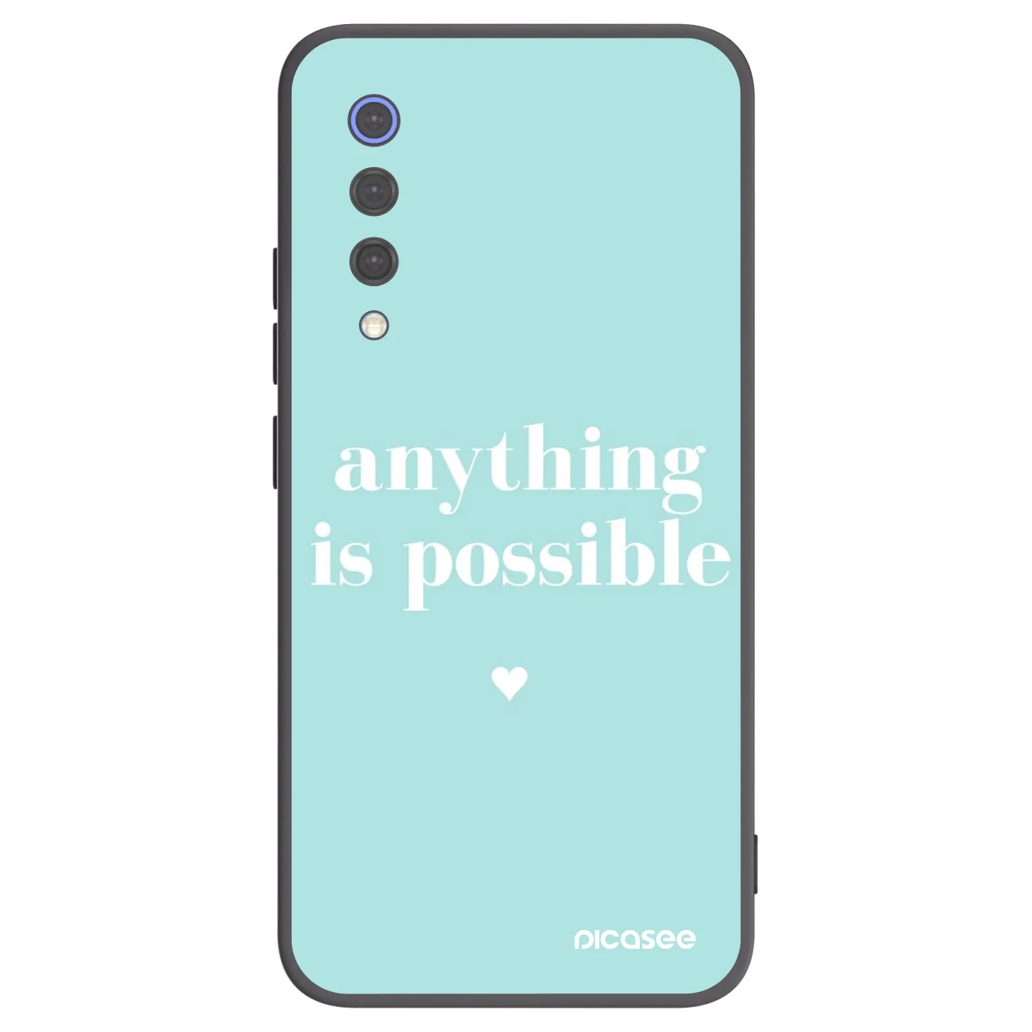 Picasee silikonový černý obal pro Xiaomi Mi 9 SE - Anything is possible