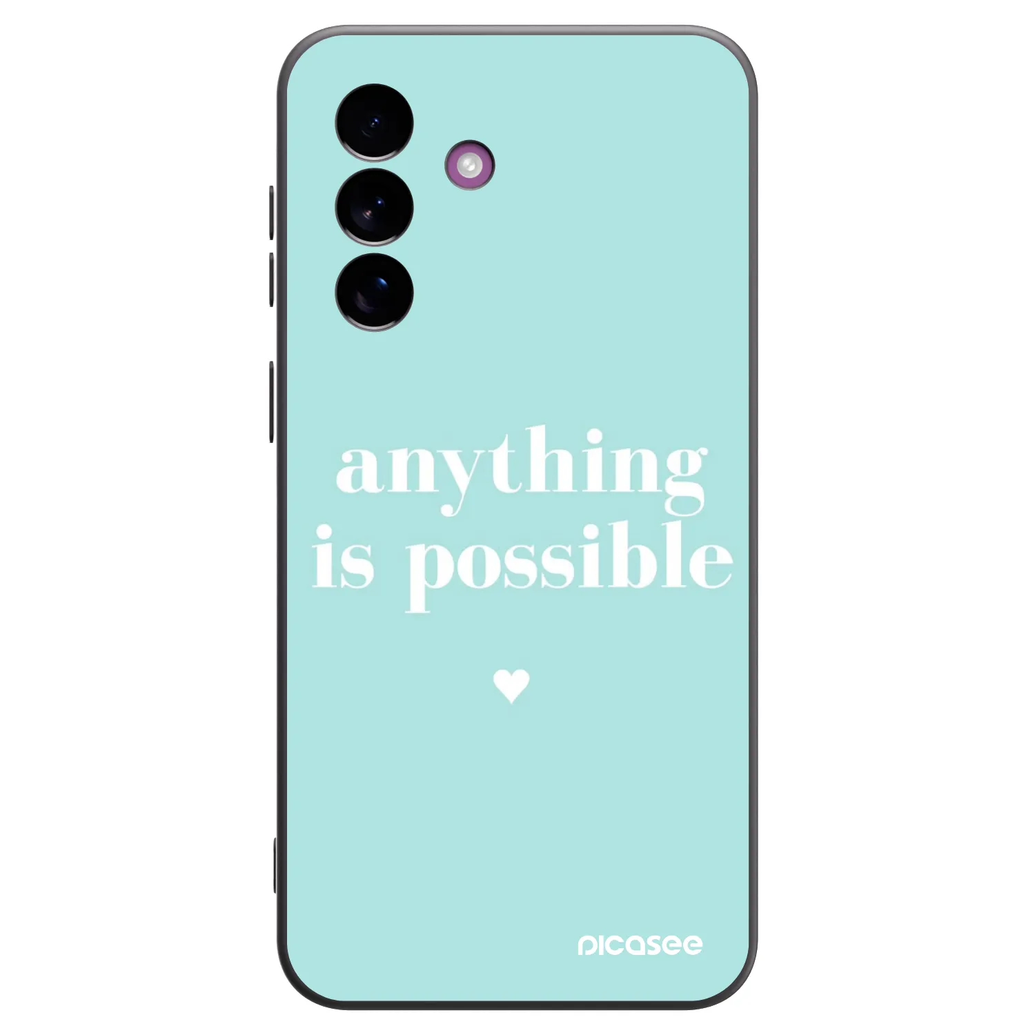 Picasee silikonový černý obal pro Samsung Galaxy A37 - Anything is possible