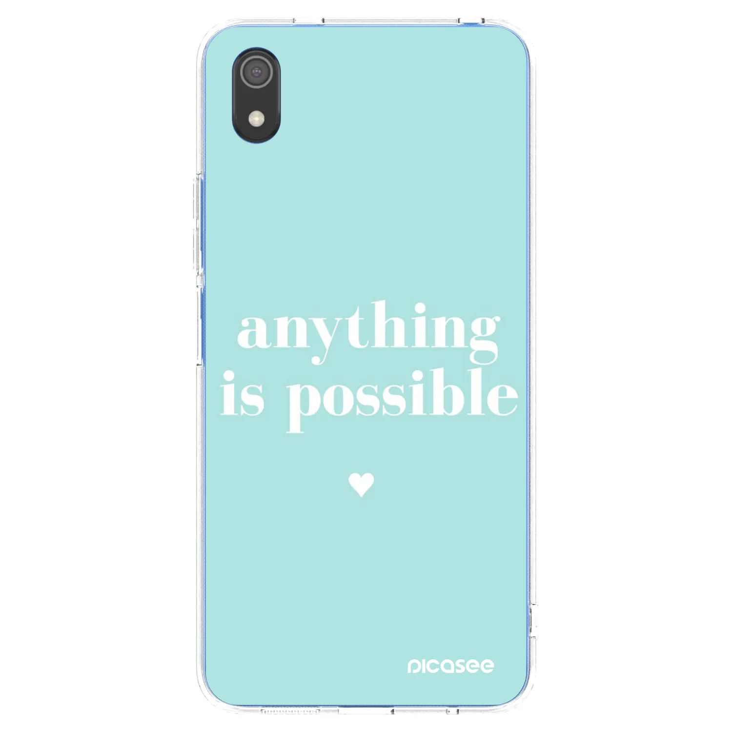 Picasee silikonový průhledný obal pro Xiaomi Redmi 7A - Anything is possible