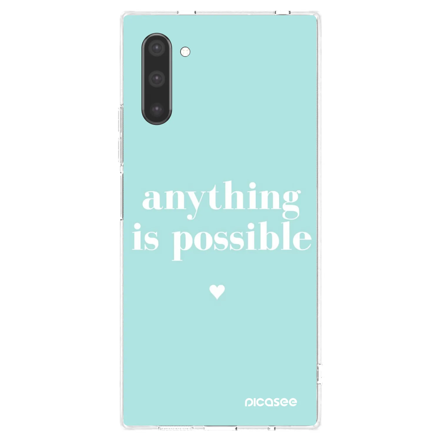 Picasee silikonový průhledný obal pro Samsung Galaxy Note 10 N970F - Anything is possible