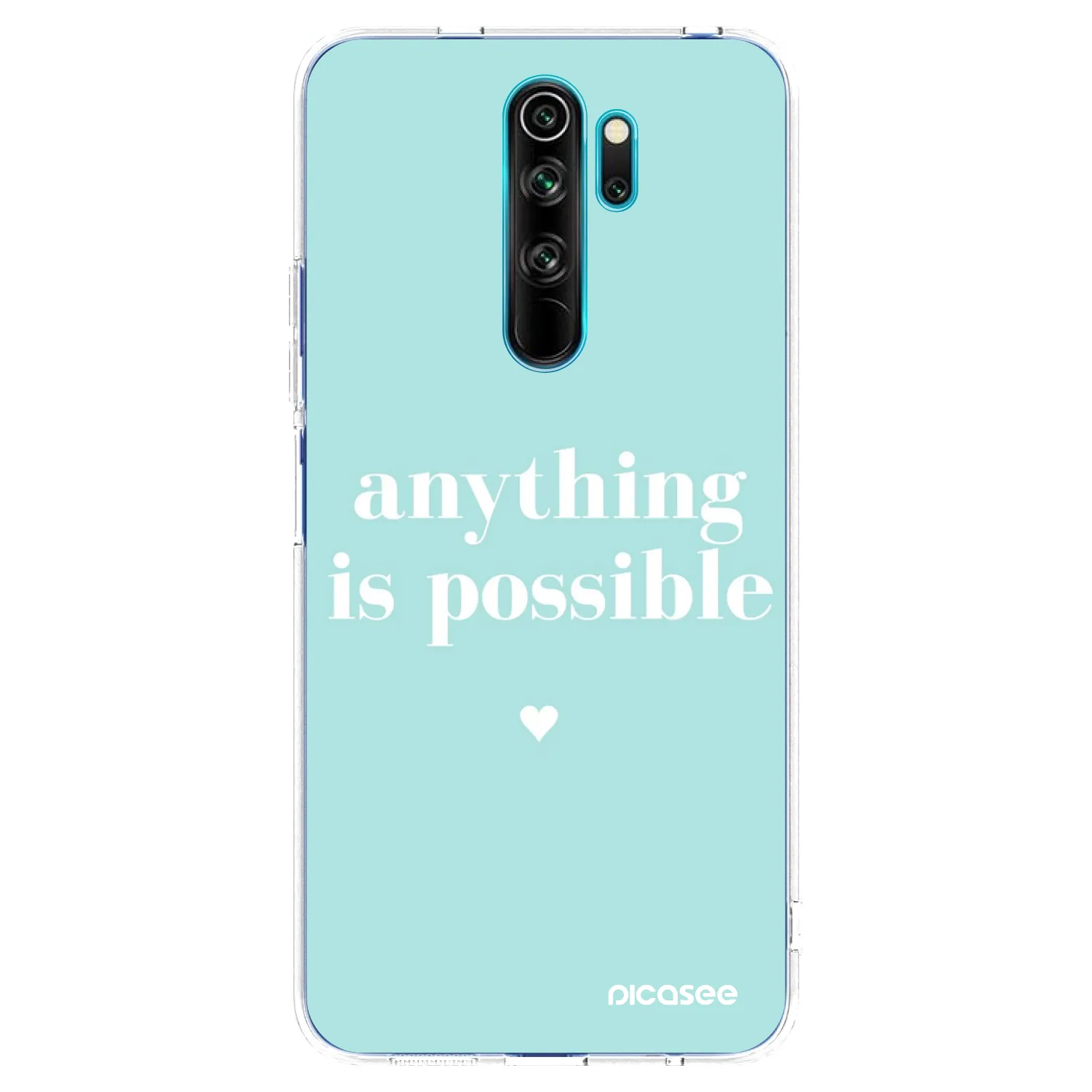 Picasee silikonový průhledný obal pro Xiaomi Redmi Note 8 Pro - Anything is possible