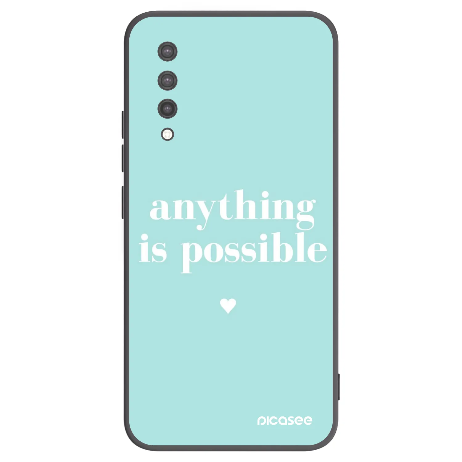 Picasee silikonový černý obal pro Xiaomi Mi 9 Lite - Anything is possible