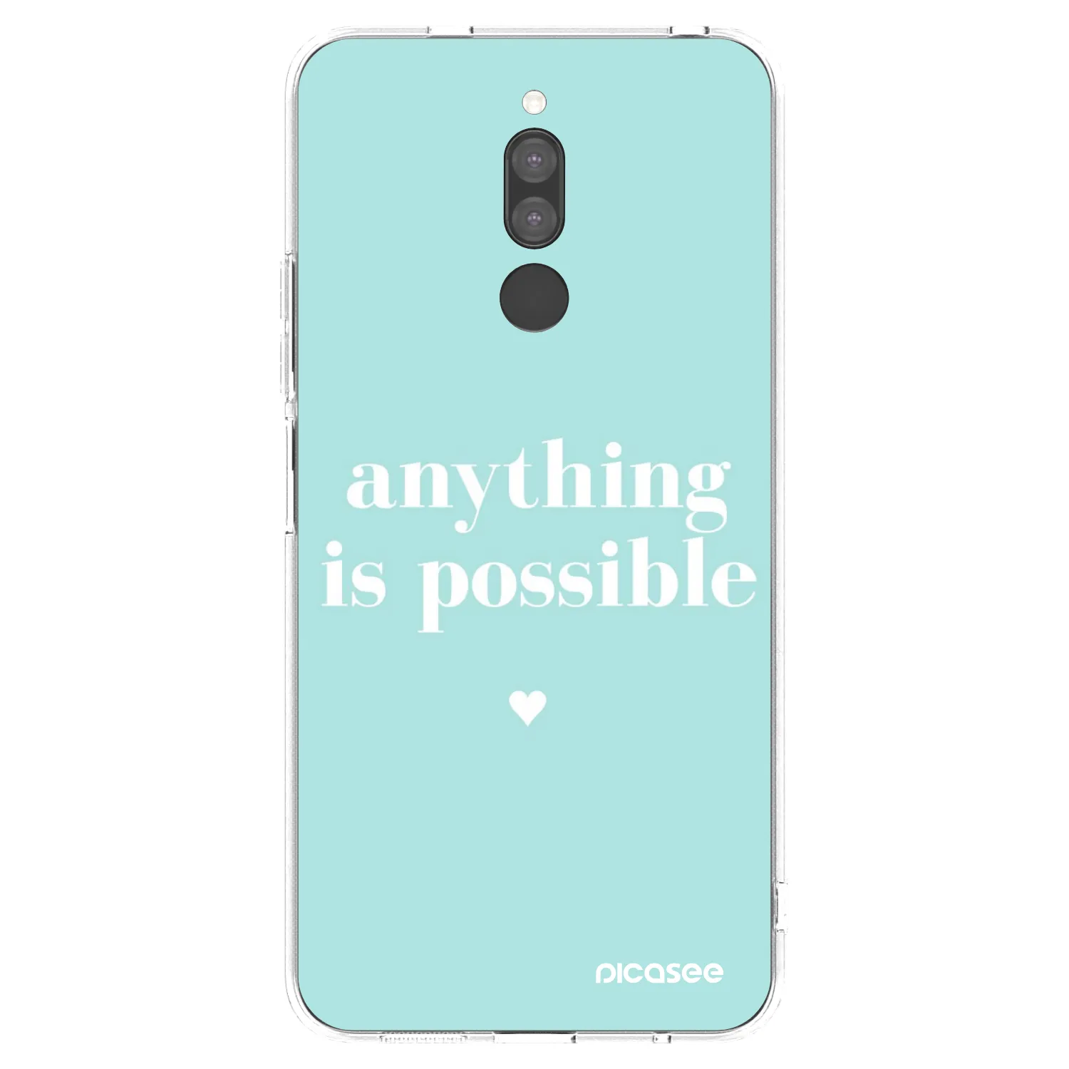 Picasee silikonový průhledný obal pro Xiaomi Redmi 8 - Anything is possible