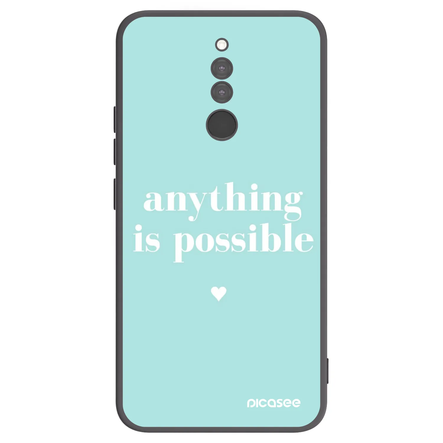Picasee silikonový černý obal pro Xiaomi Redmi 8 - Anything is possible