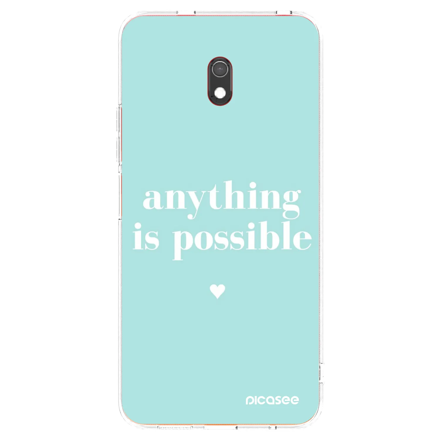 Picasee silikonový průhledný obal pro Xiaomi Redmi 8A - Anything is possible