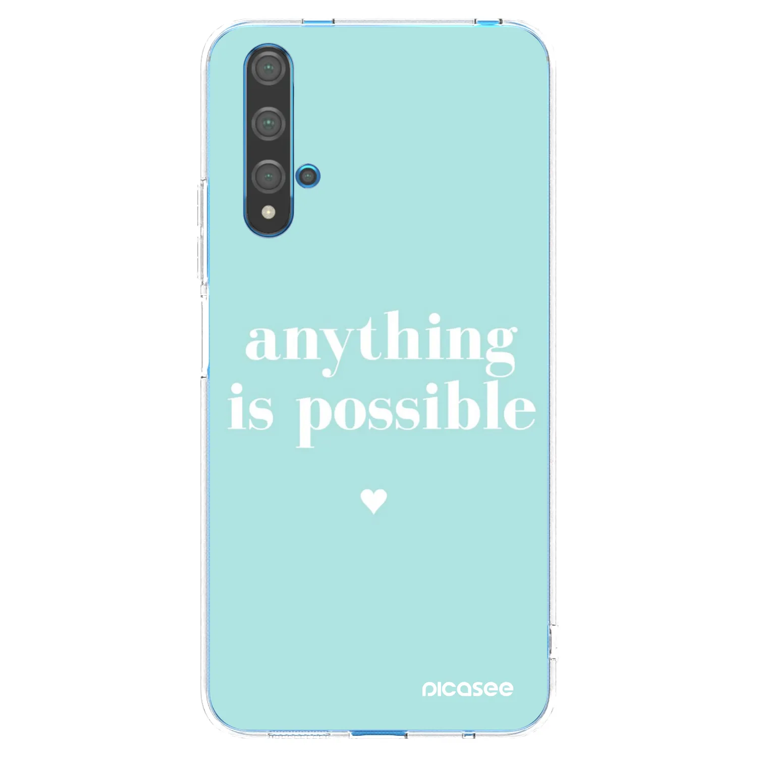 Picasee silikonový průhledný obal pro Huawei Nova 5T - Anything is possible