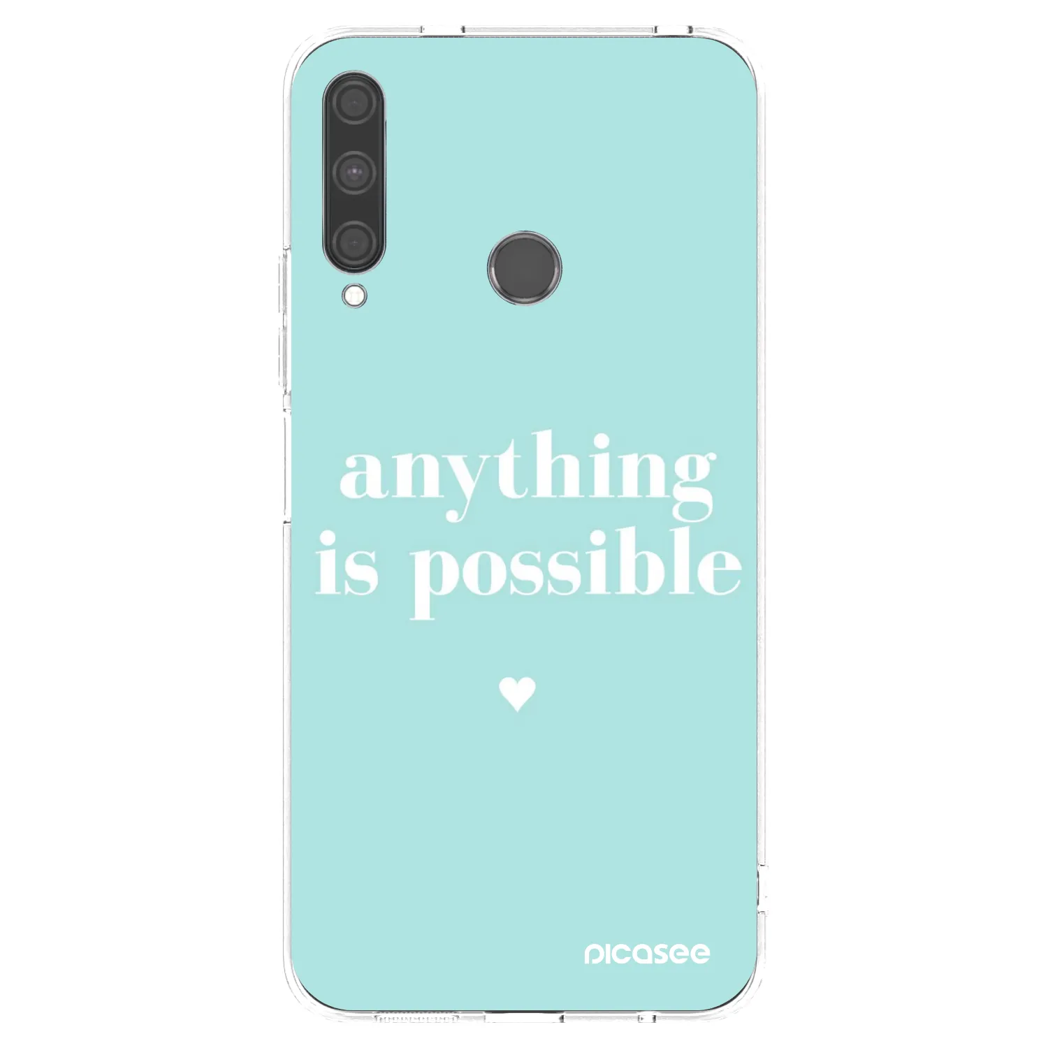 Picasee silikonový průhledný obal pro Huawei P40 Lite E - Anything is possible