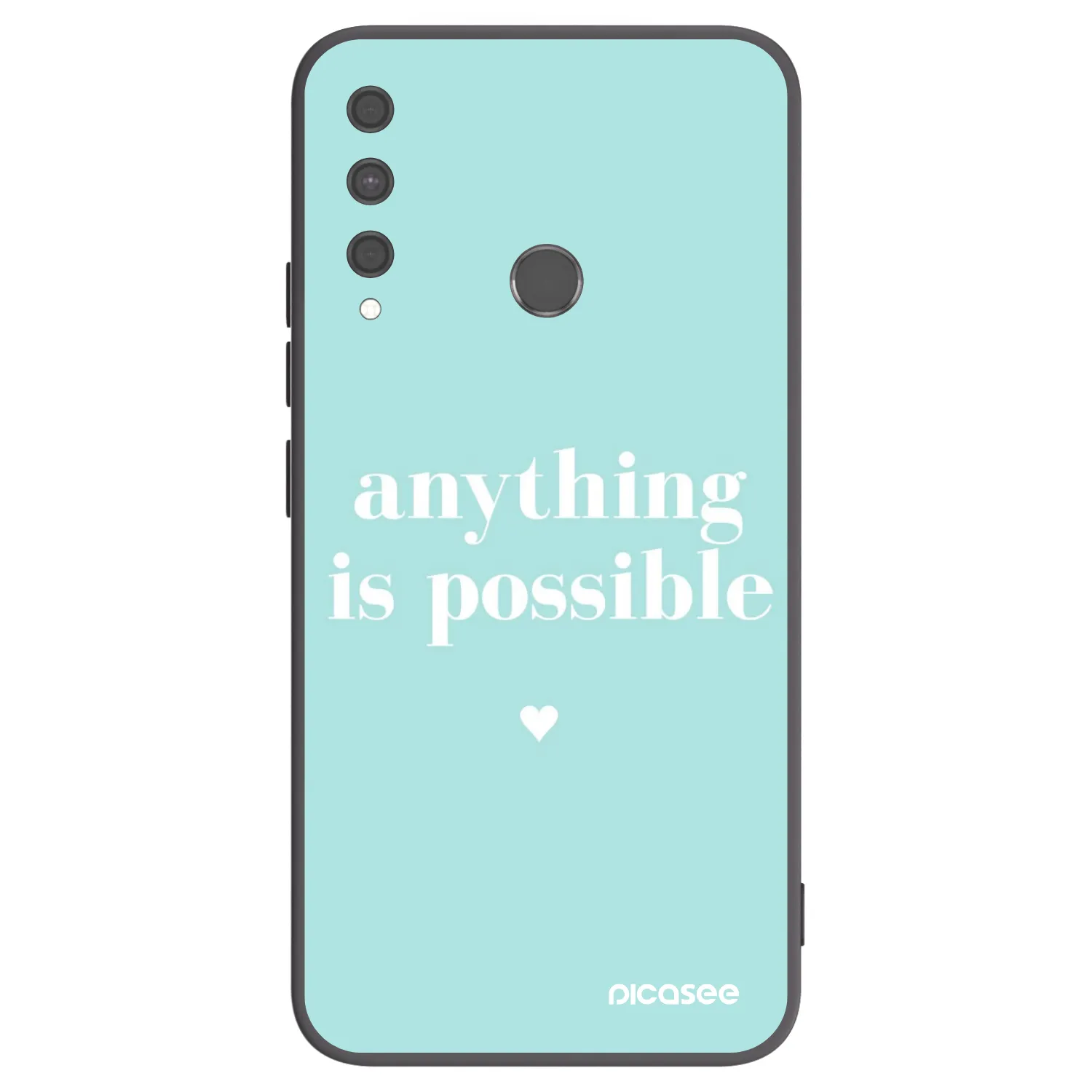 Picasee silikonový černý obal pro Huawei P40 Lite E - Anything is possible