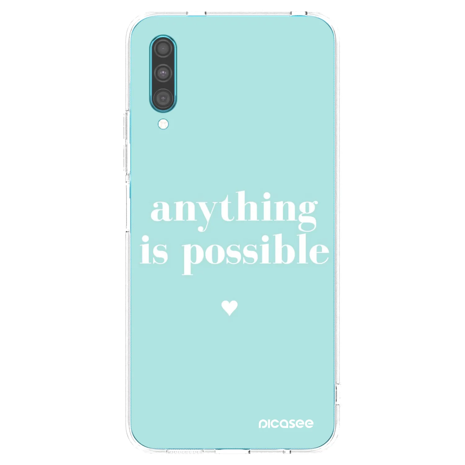 Picasee silikonový průhledný obal pro Samsung Galaxy A30s A307F - Anything is possible
