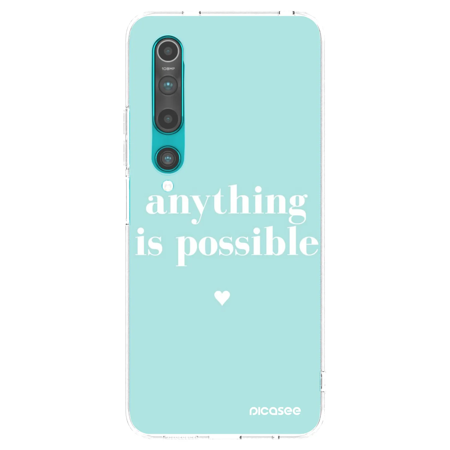 Picasee silikonový průhledný obal pro Xiaomi Mi 10 - Anything is possible