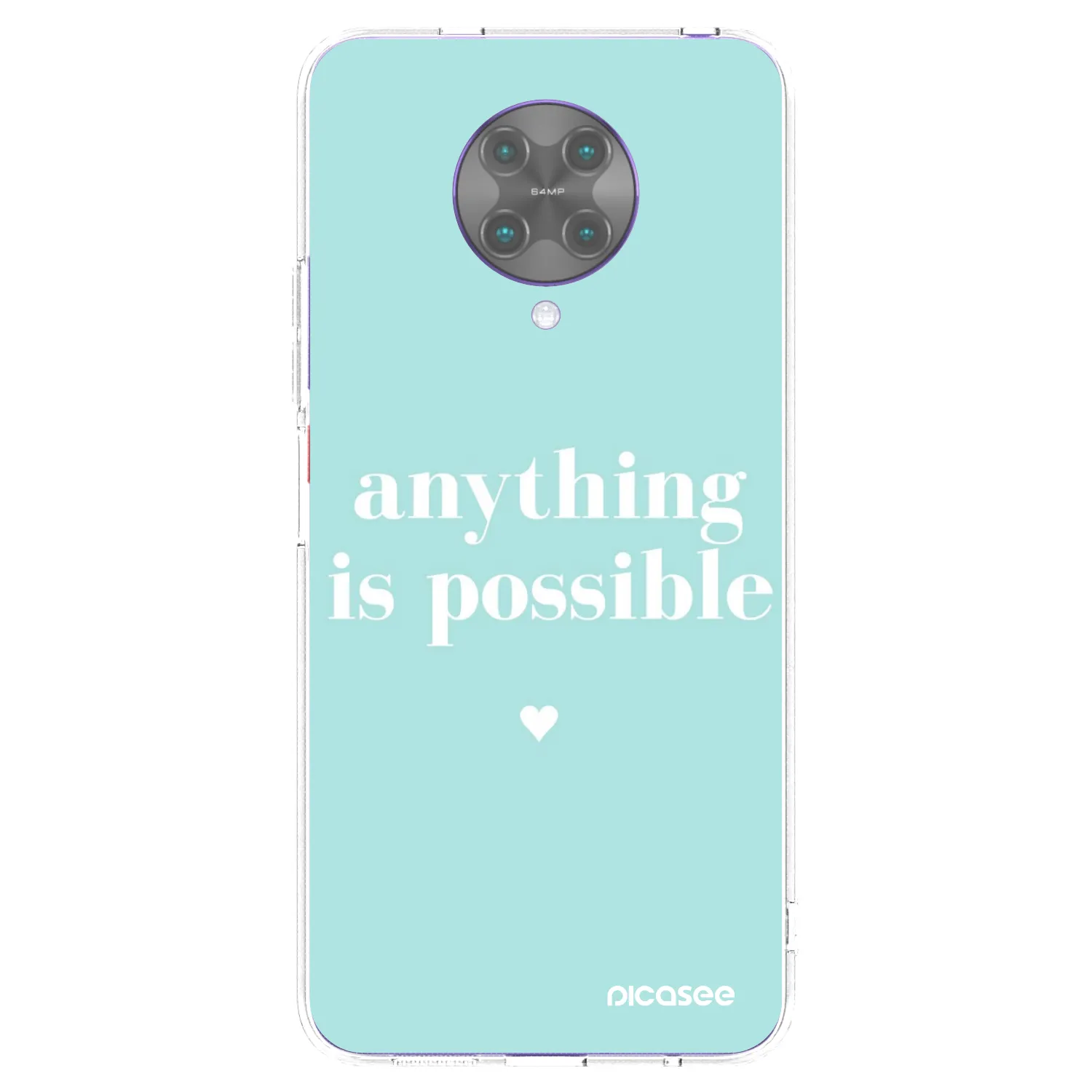 Picasee silikonový průhledný obal pro Xiaomi Poco F2 Pro - Anything is possible
