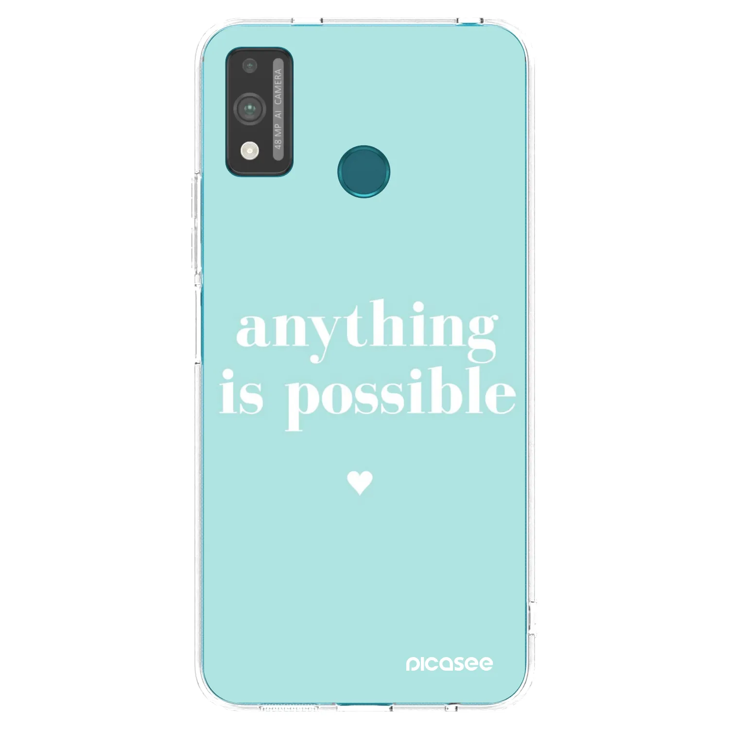 Picasee silikonový průhledný obal pro Honor 9X Lite - Anything is possible