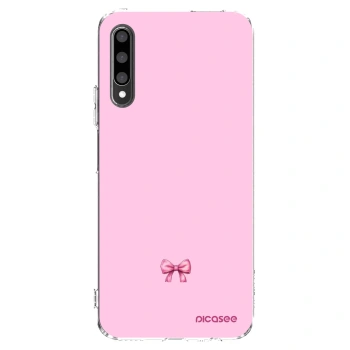 Picasee silikonový průhledný obal pro Honor 9X Pro - Blush bow
