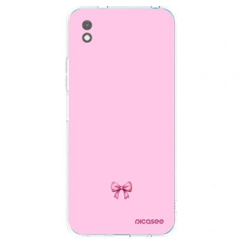 Picasee silikonový černý obal pro Xiaomi Redmi 9A - Blush bow